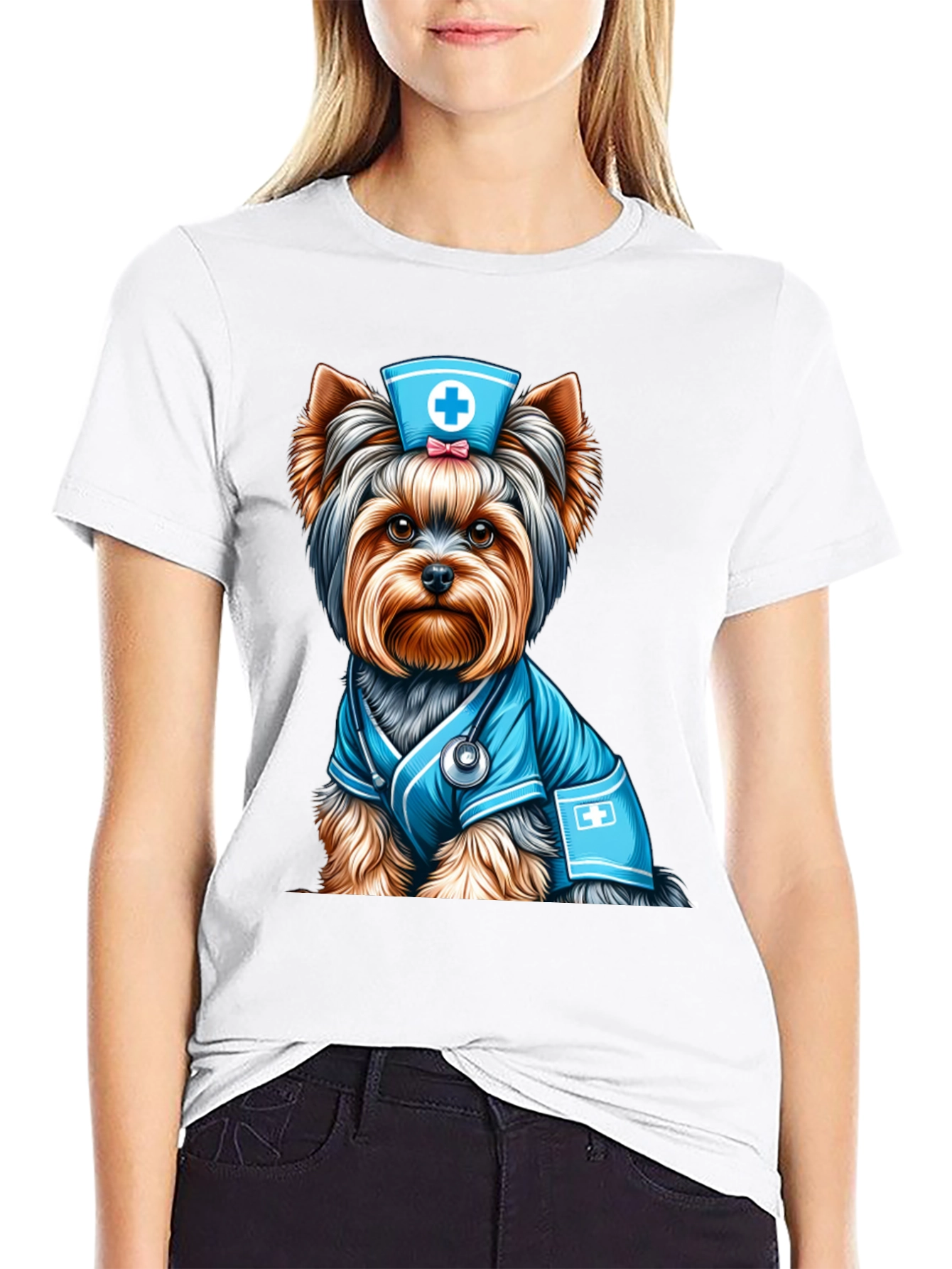 Nurse Dog T-Shirt - Cute Animal Lover Apparel