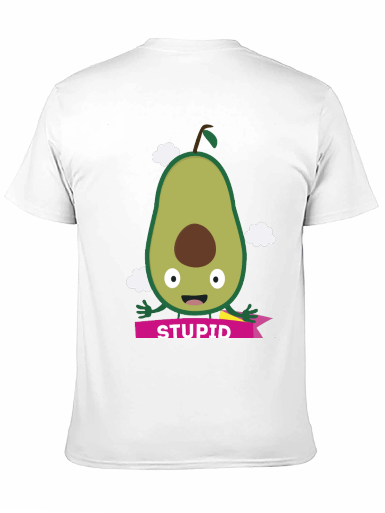 Funny Avocado Stupid Graphic T-Shirt