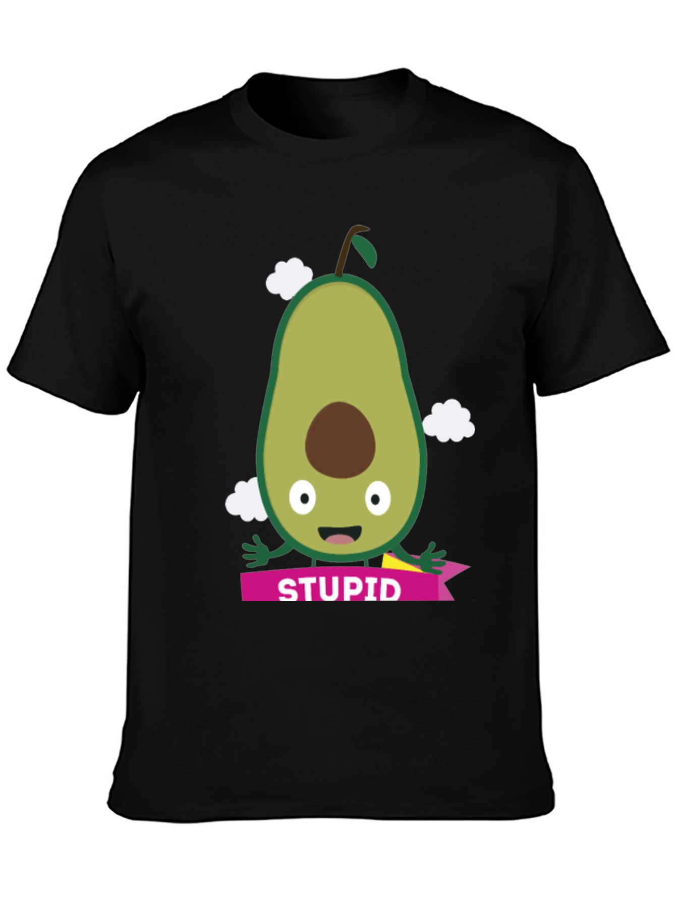 Funny Avocado Stupid Graphic T-Shirt