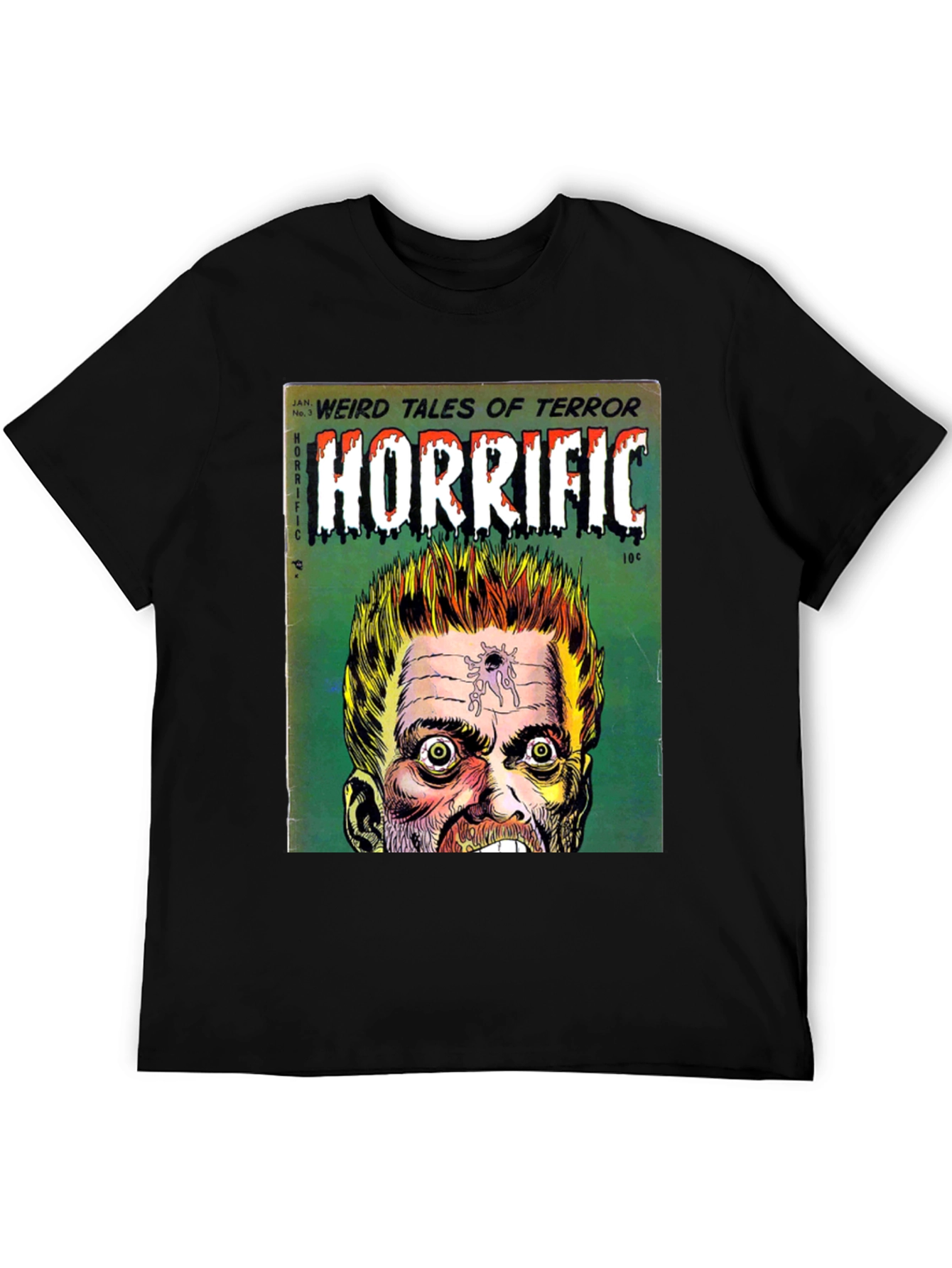 Horrific Weird Tales Comic Book Cover T-Shirt