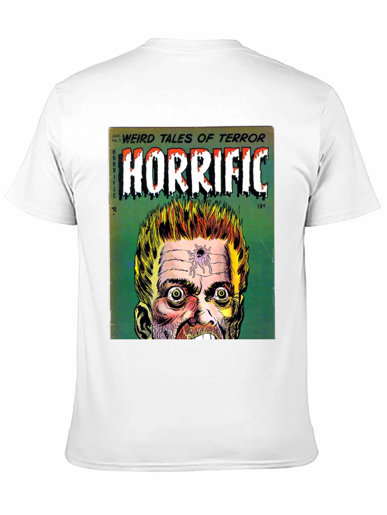 Horrific Weird Tales Comic Book Cover T-Shirt