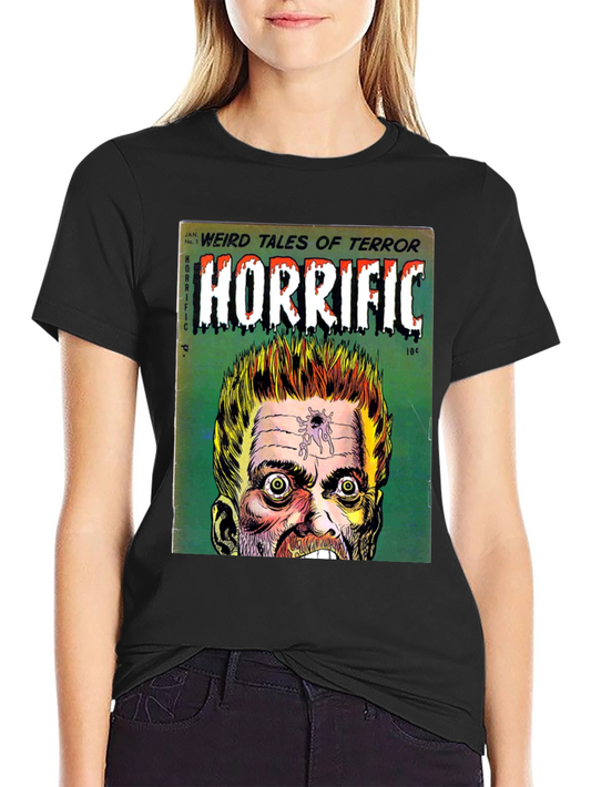 Horrific Weird Tales Comic Book Cover T-Shirt