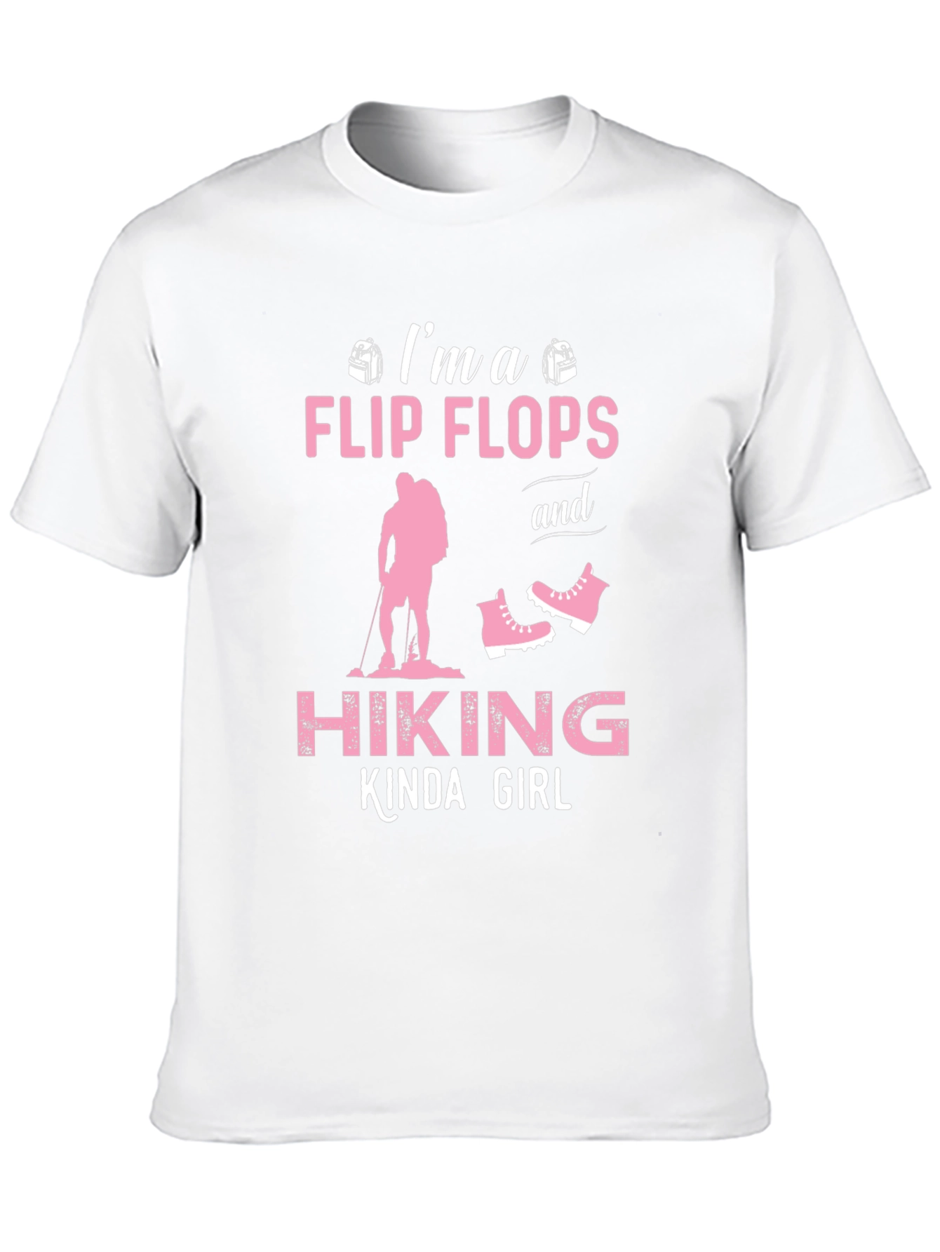 Flip Flops and Hiking Kinda Girl T-Shirt