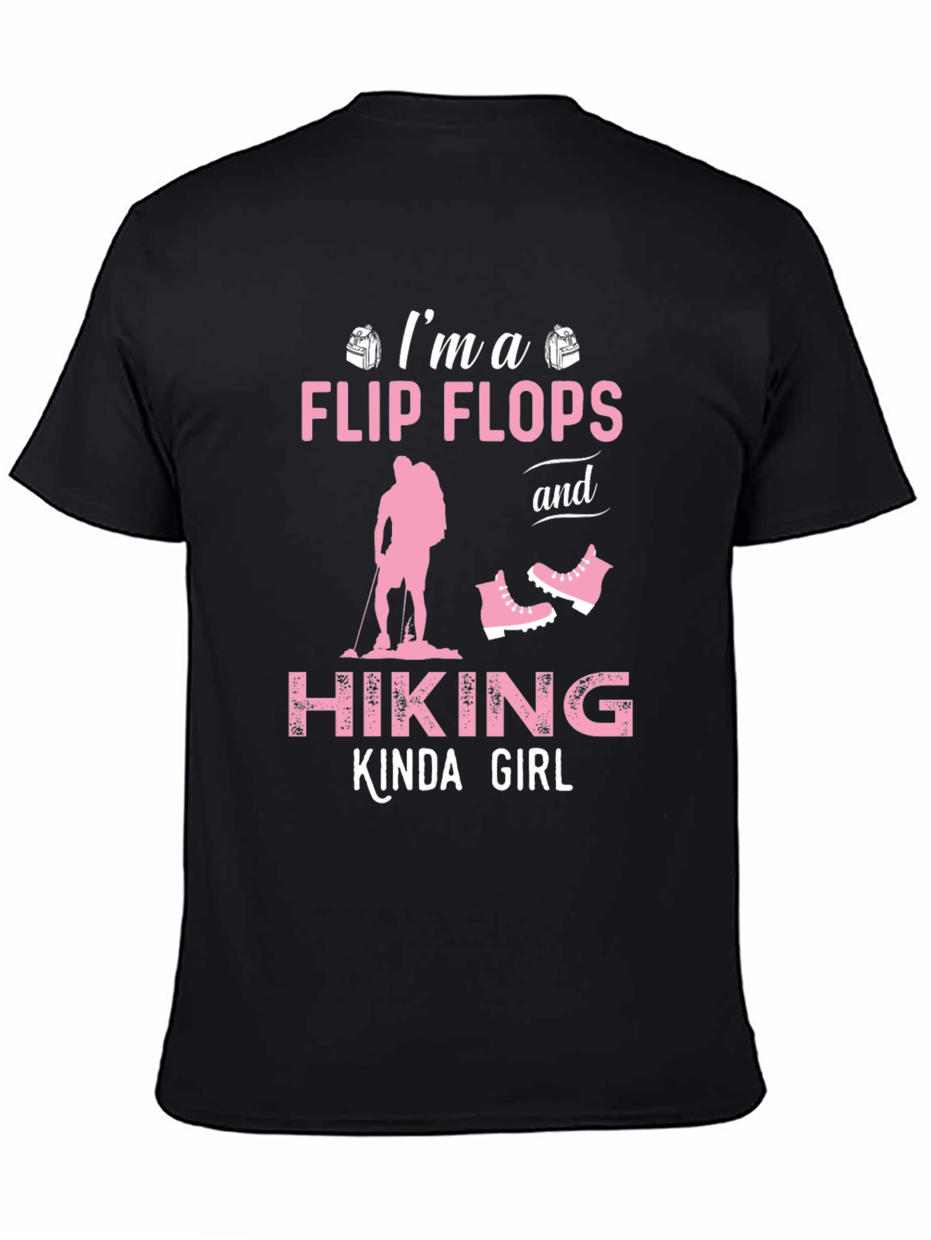 Flip Flops and Hiking Kinda Girl T-Shirt