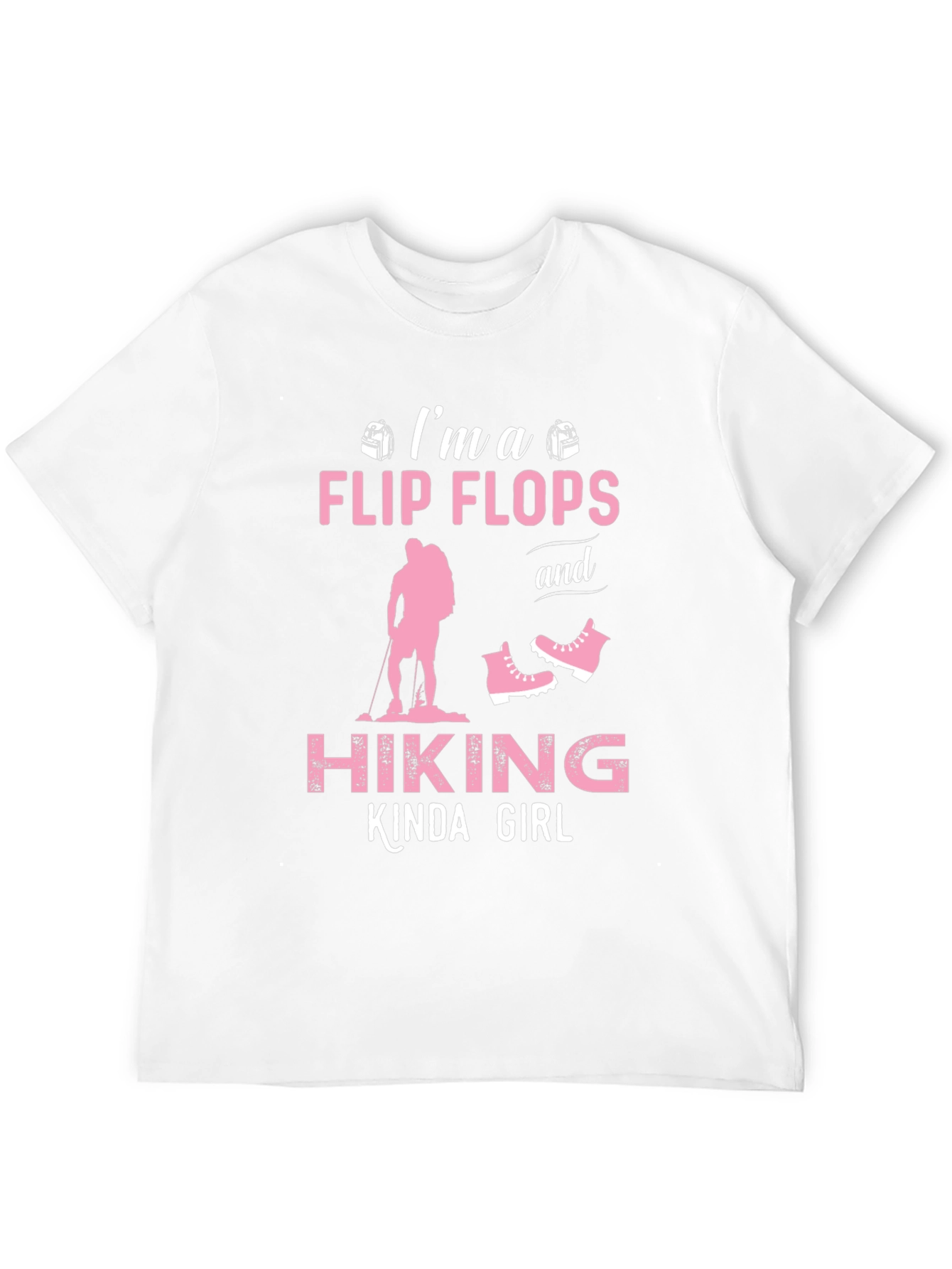 Flip Flops and Hiking Kinda Girl T-Shirt