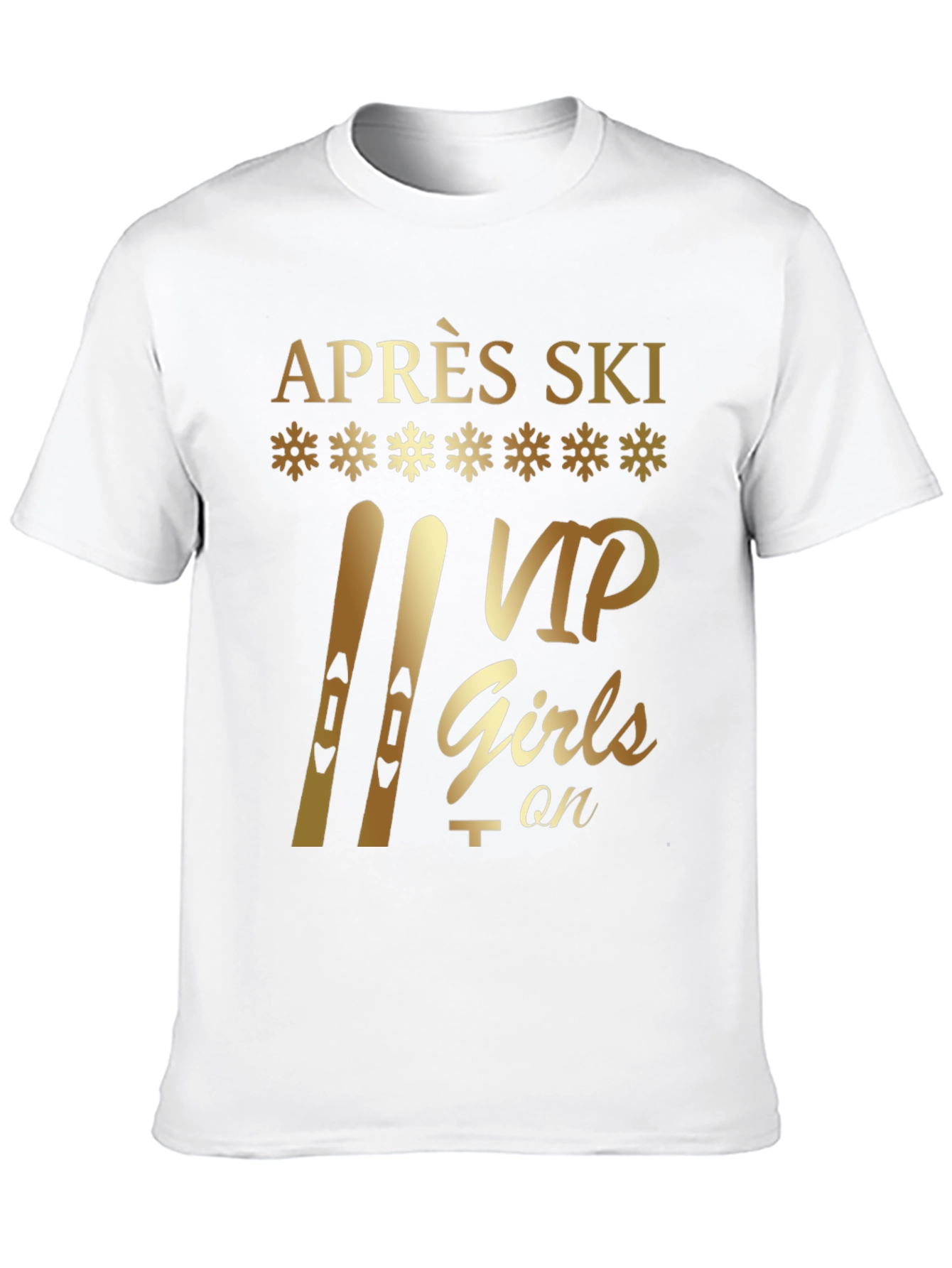 Après Ski VIP Girls On T-Shirt - Black