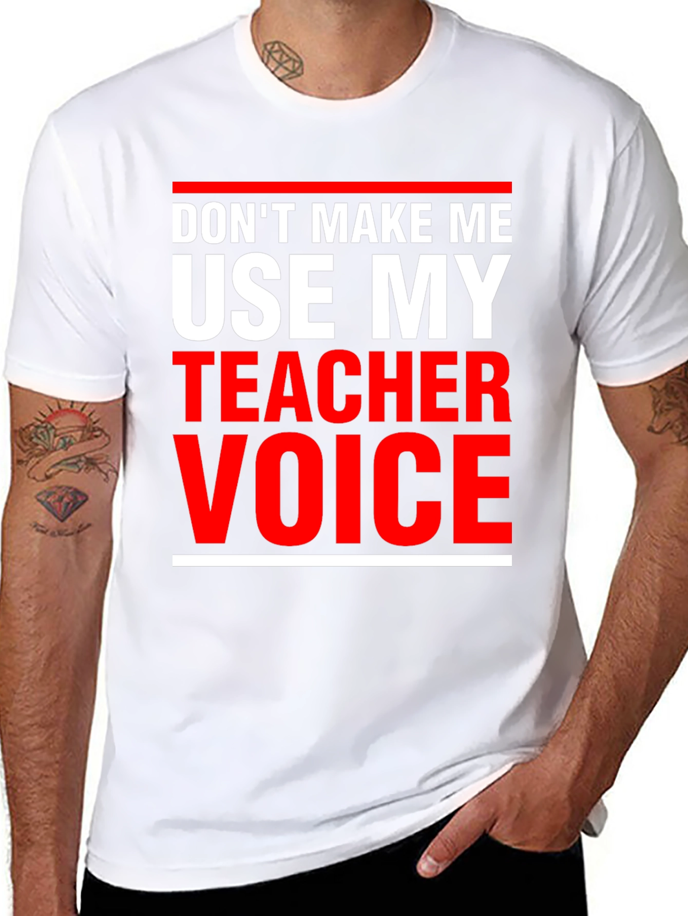 Teacher Voice T-Shirt - Funny Educator Apparel