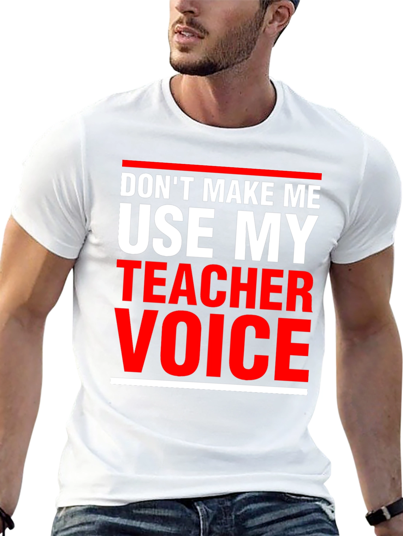 Teacher Voice T-Shirt - Funny Educator Apparel
