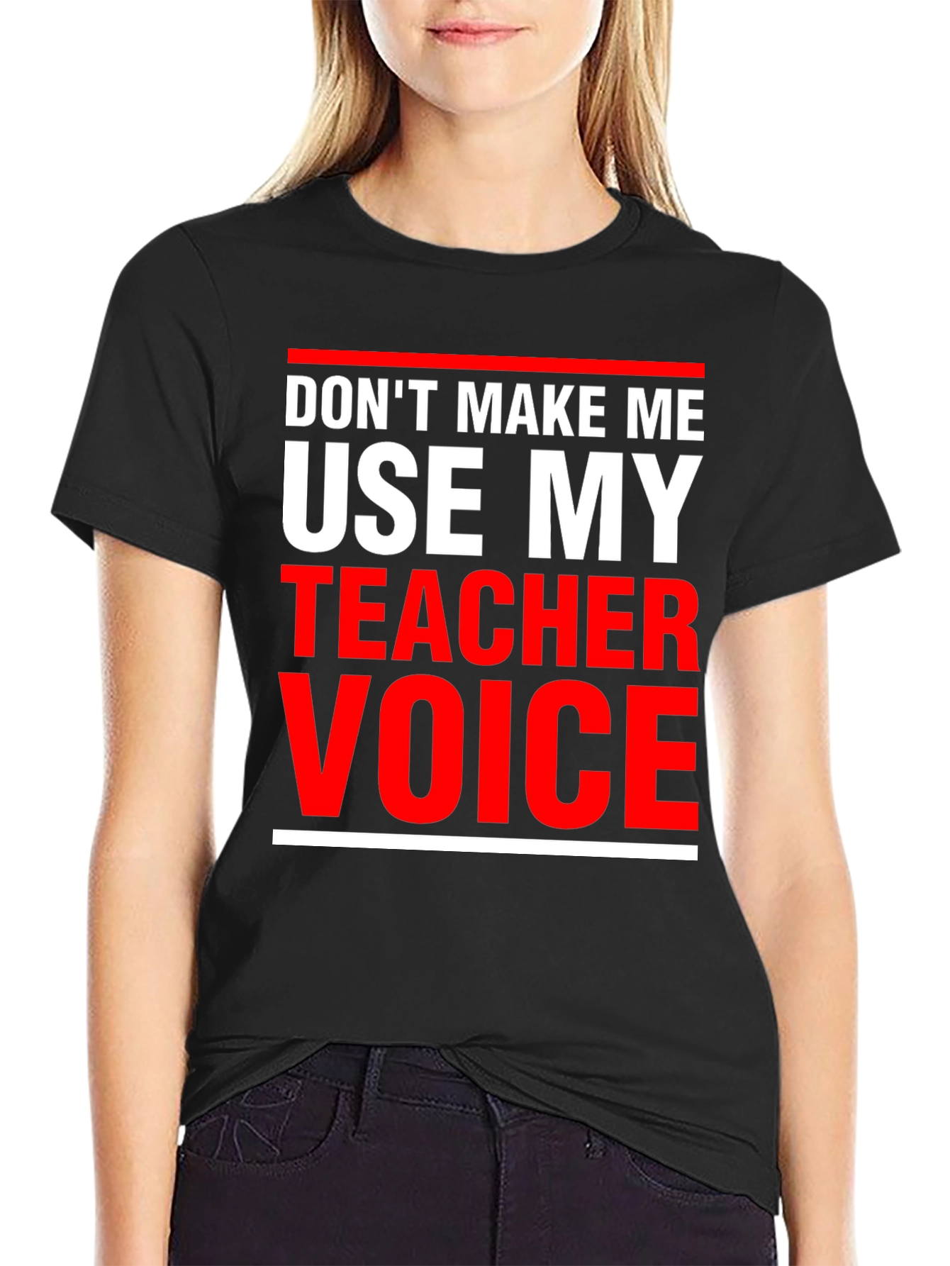 Teacher Voice T-Shirt - Funny Educator Apparel