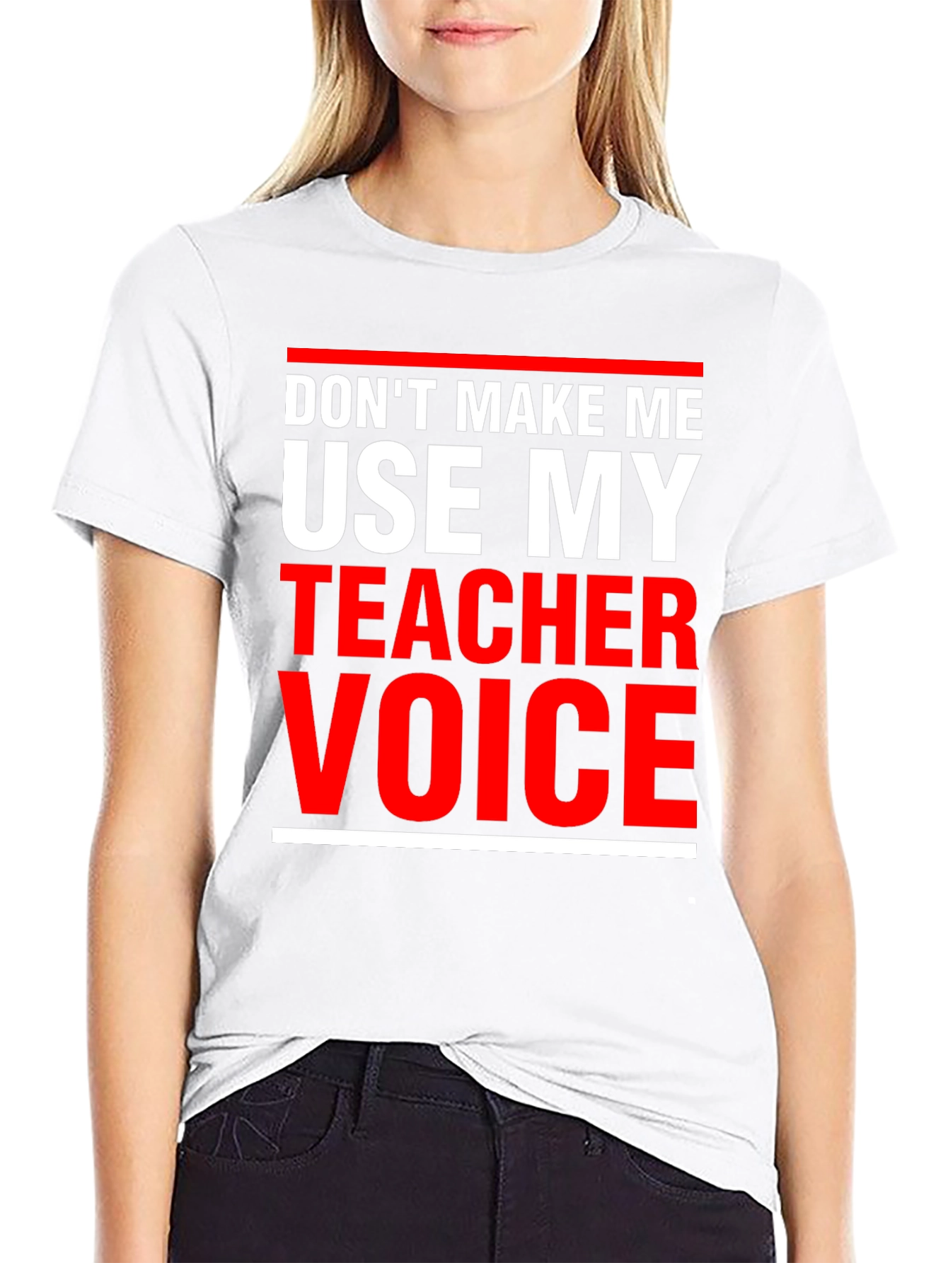Teacher Voice T-Shirt - Funny Educator Apparel