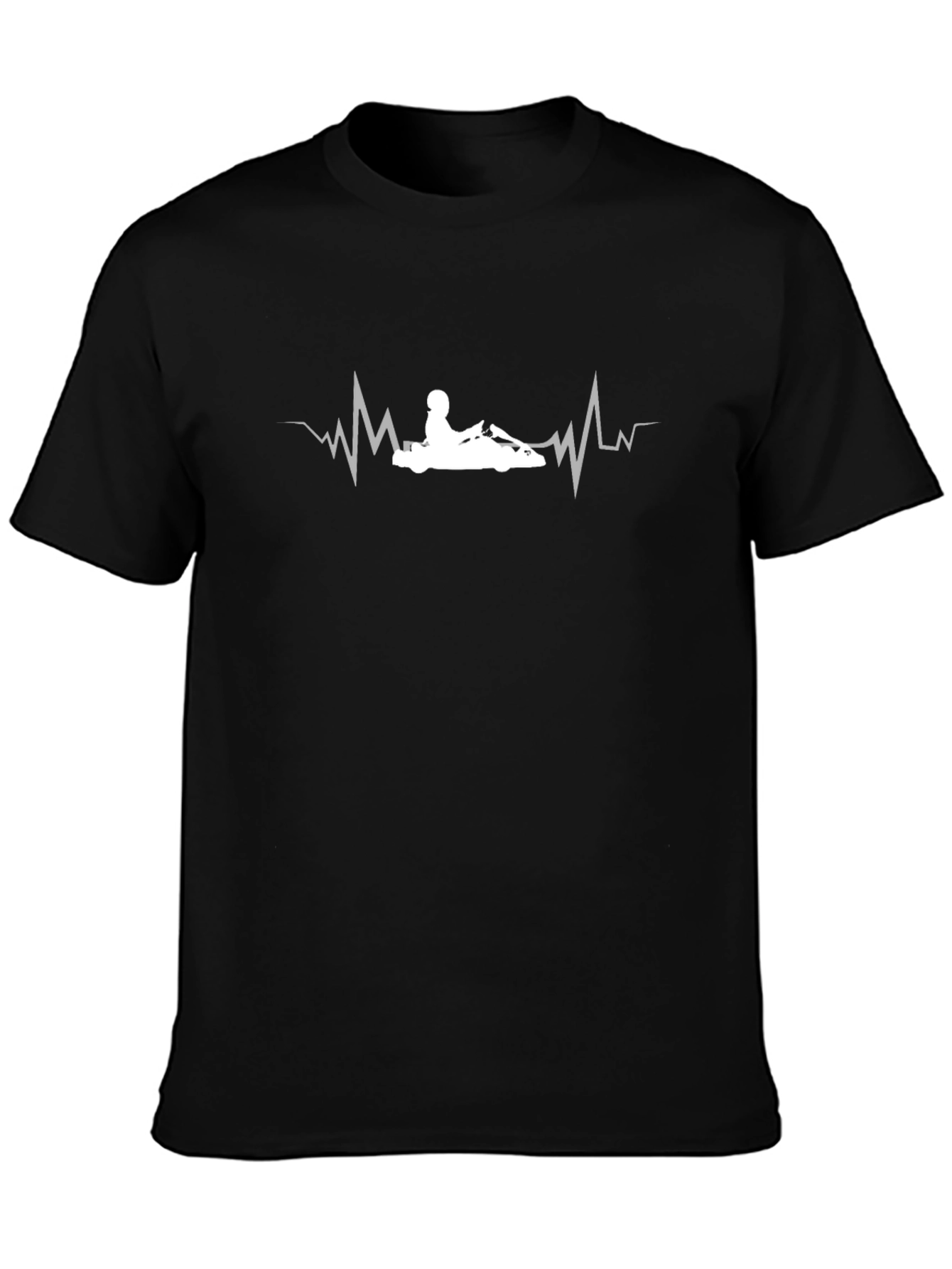 Kart Racing Heartbeat T-Shirt