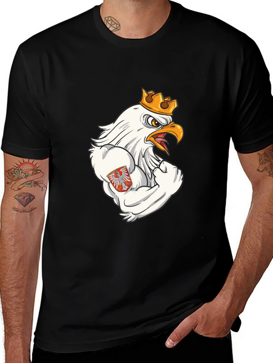 Eagle Power T-Shirt - Black Graphic Tee