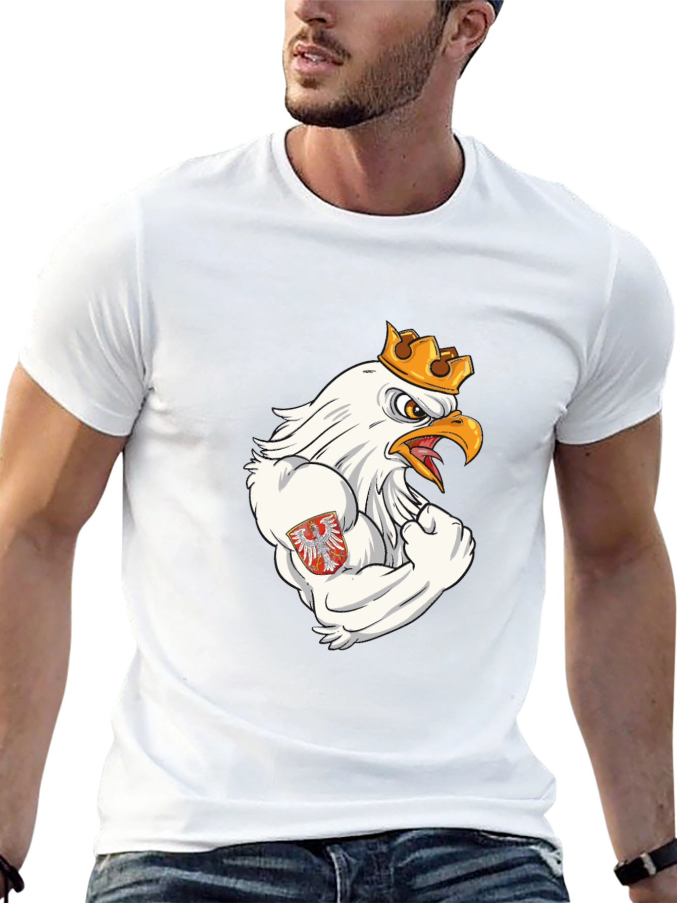 Eagle Power T-Shirt - Black Graphic Tee