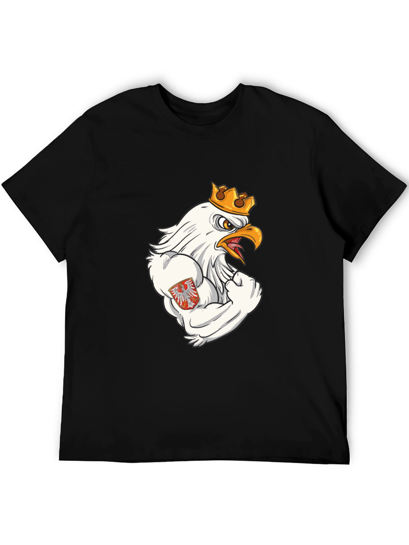 Eagle Power T-Shirt - Black Graphic Tee