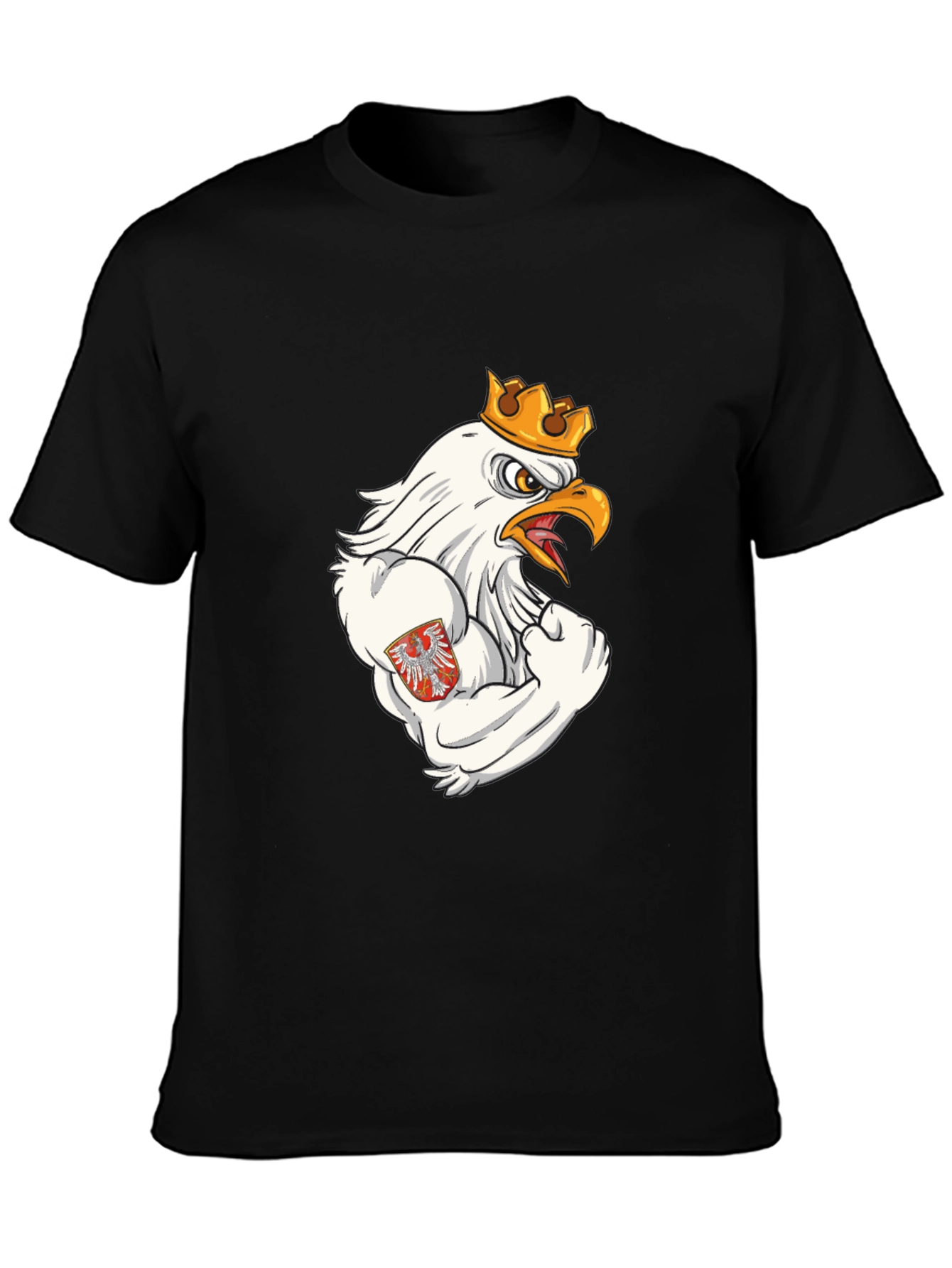 Eagle Power T-Shirt - Black Graphic Tee