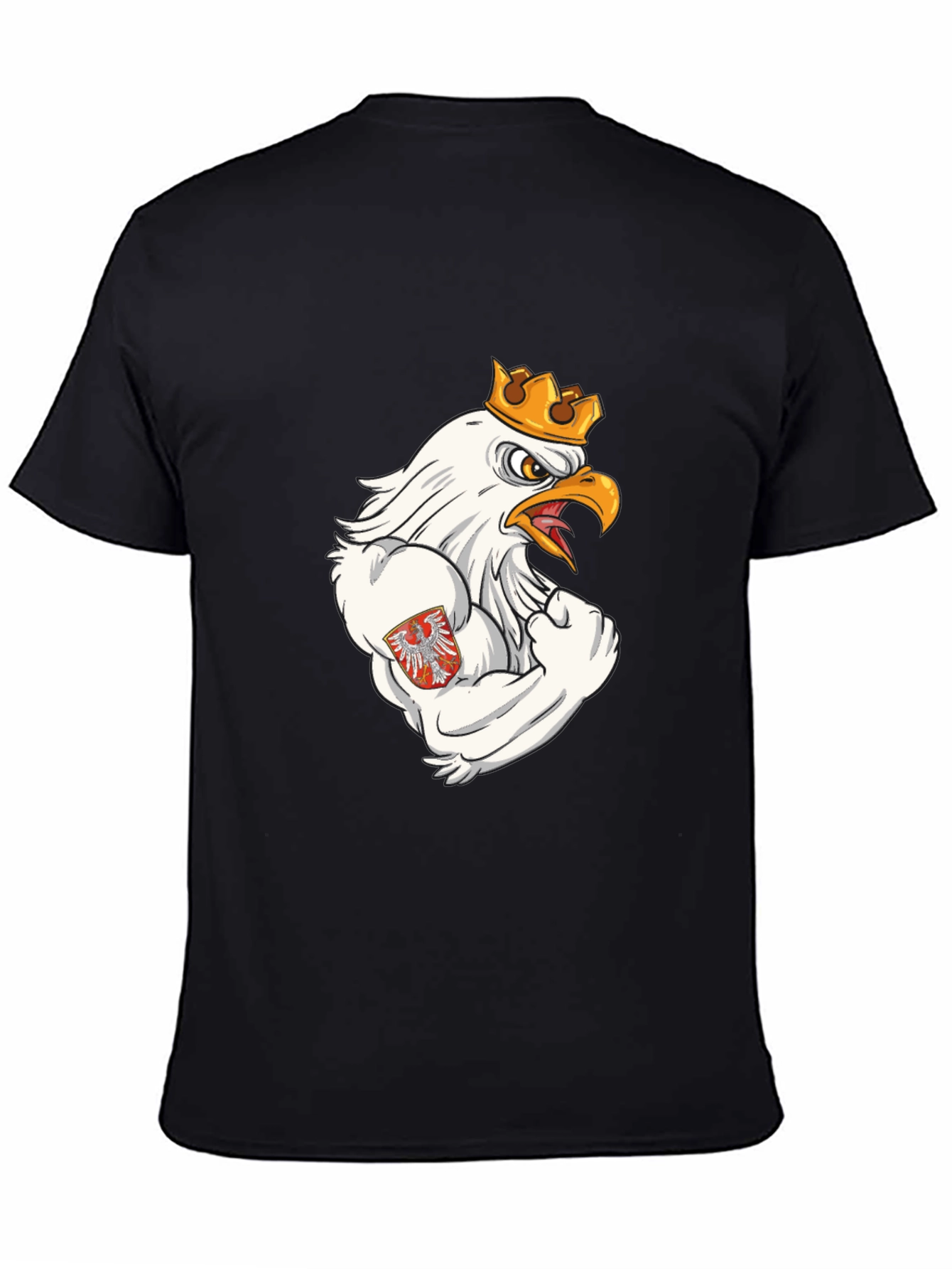 Eagle Power T-Shirt - Black Graphic Tee