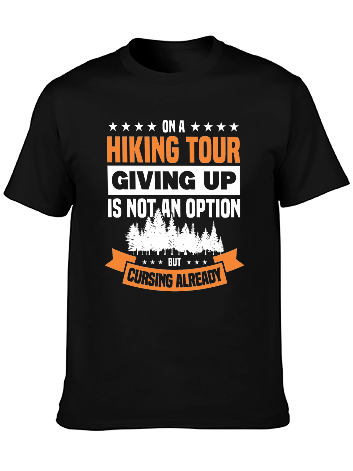 Funny Hiking Tour Graphic T-Shirt