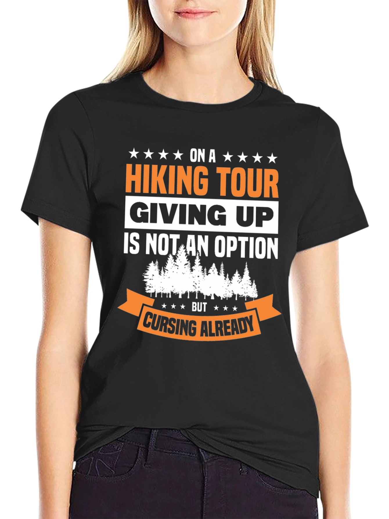 Funny Hiking Tour Graphic T-Shirt