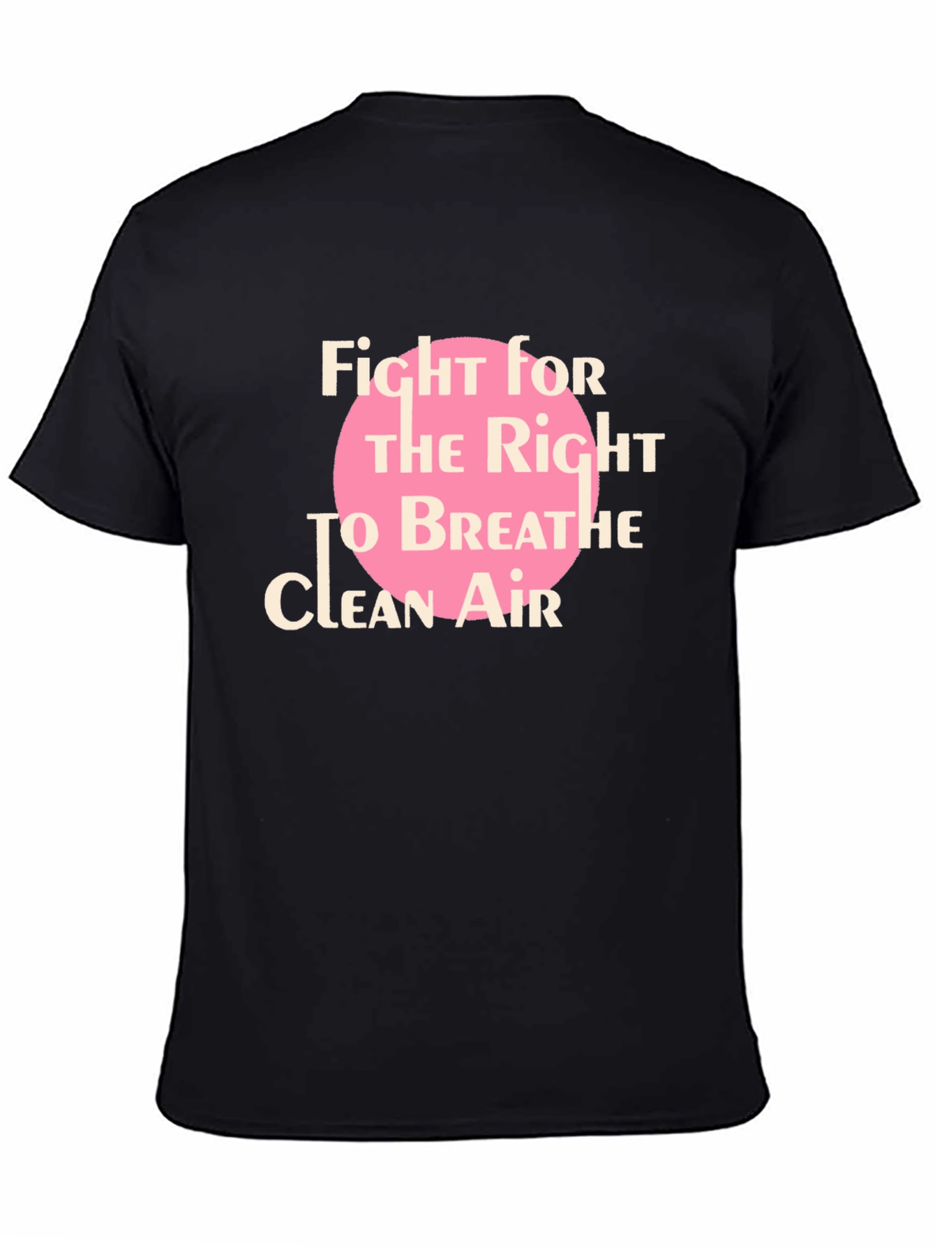 Fight for Clean Air Black T-Shirt