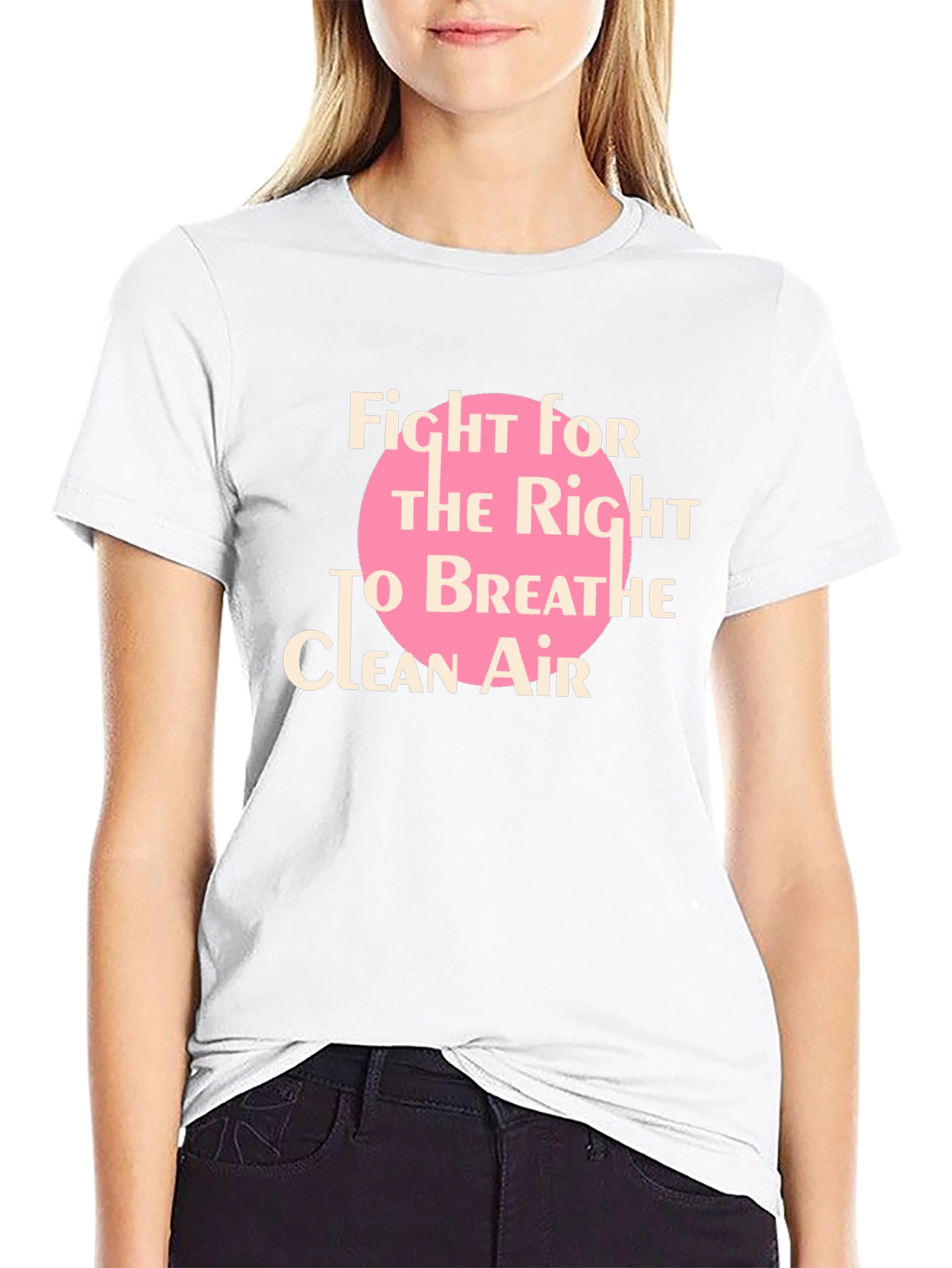 Fight for Clean Air Black T-Shirt