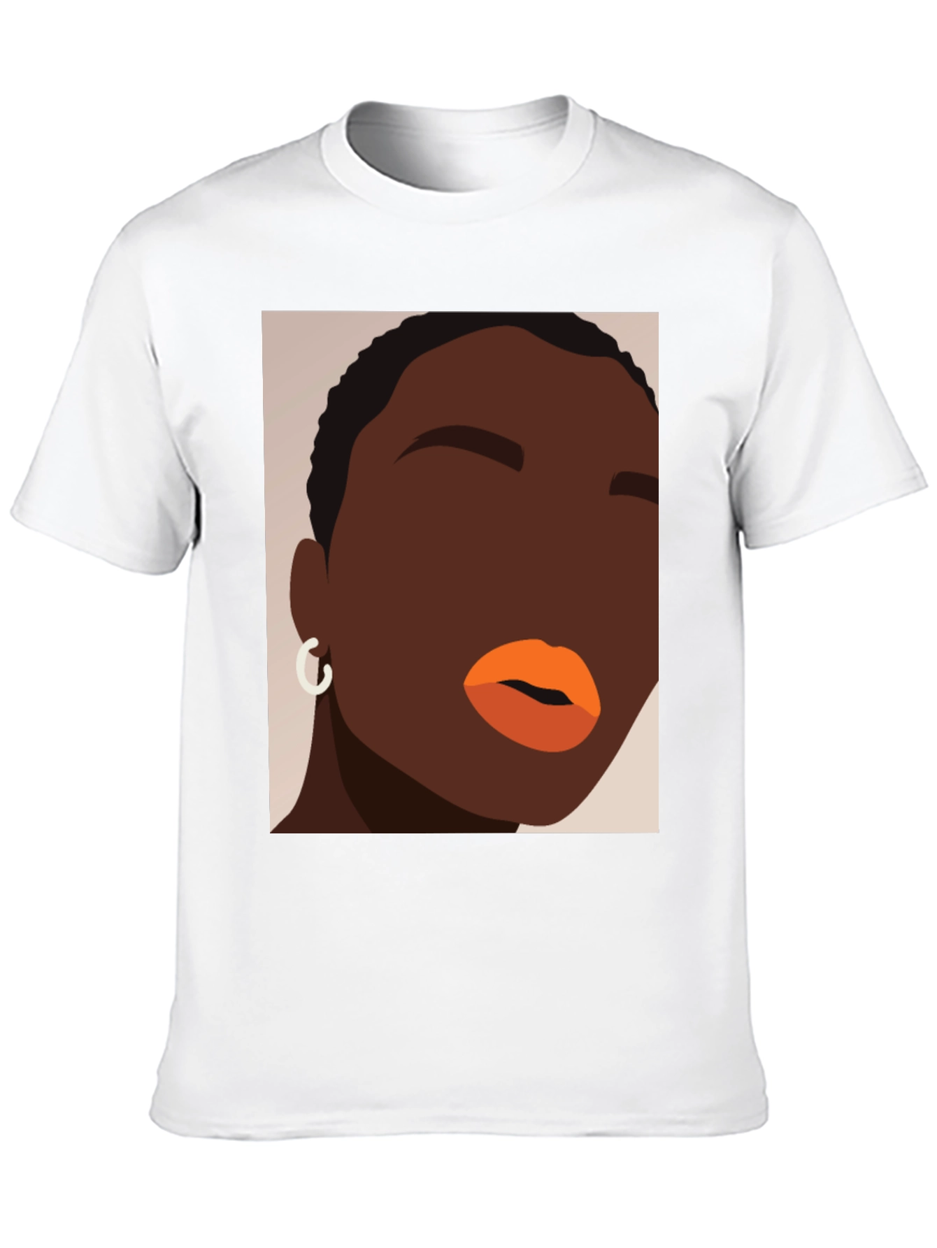 Minimalist Art Graphic Tee - Black