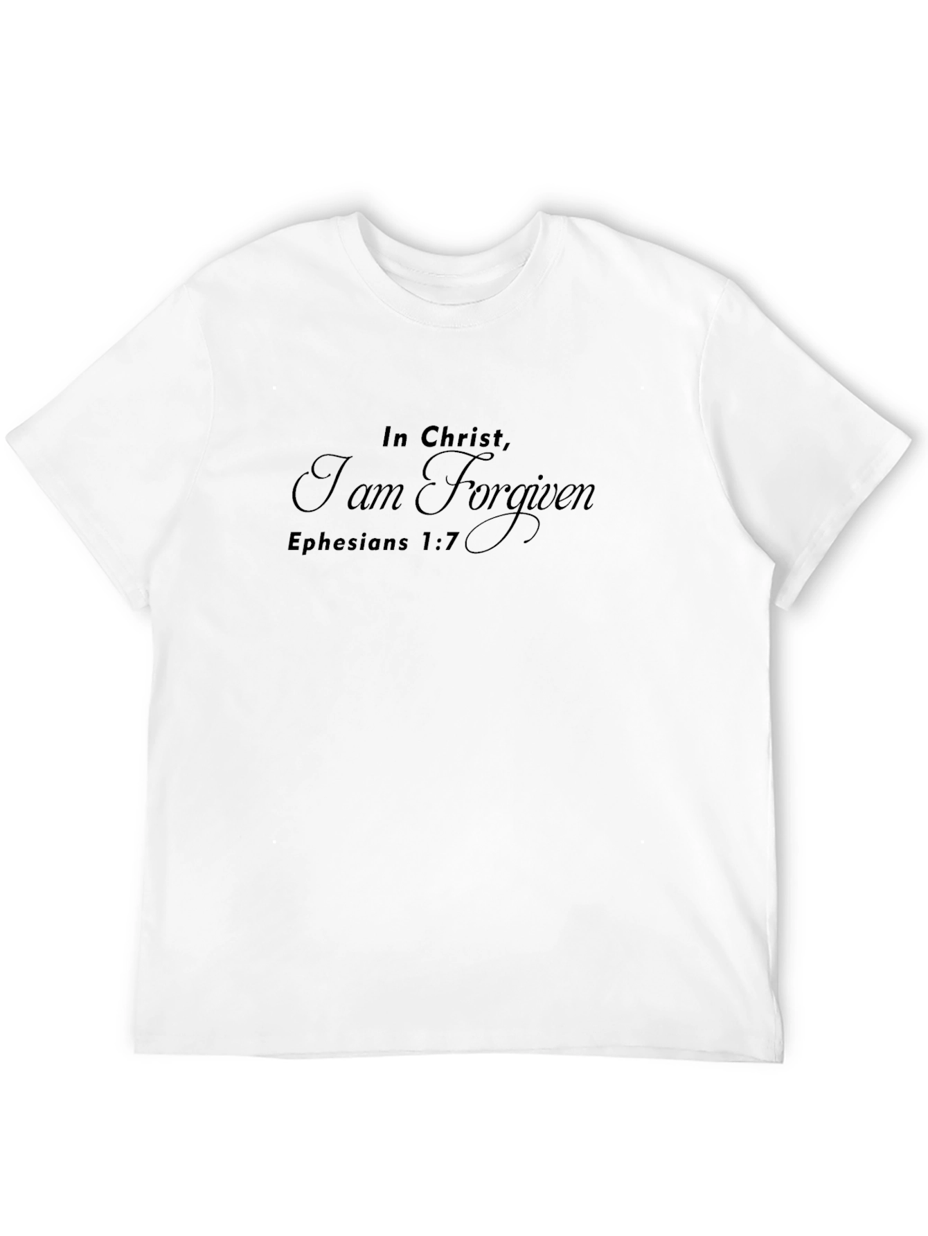 Forgiven Christian T-Shirt - Ephesians 1:7
