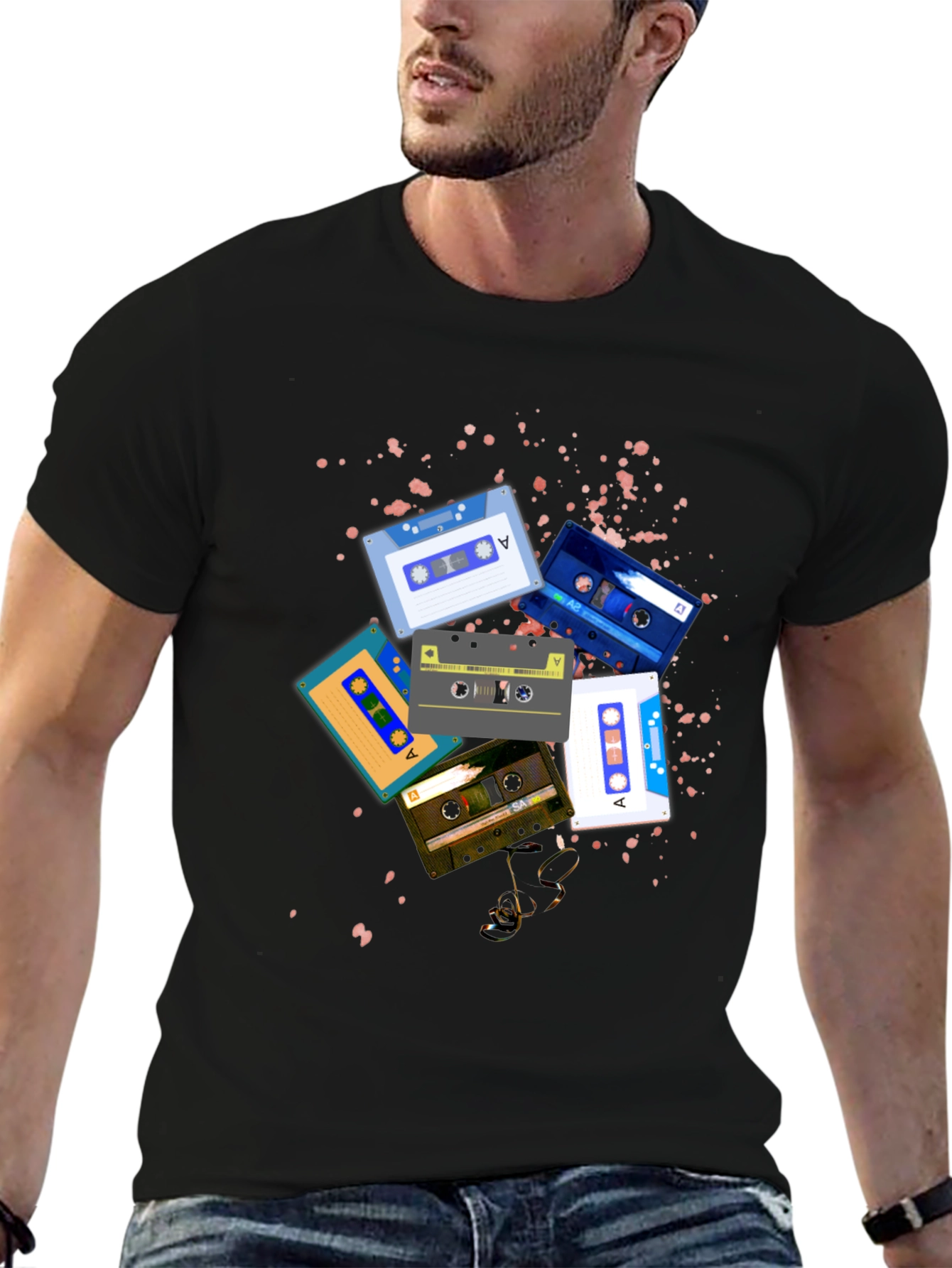 Retro Cassette Tape Graphic Tee
