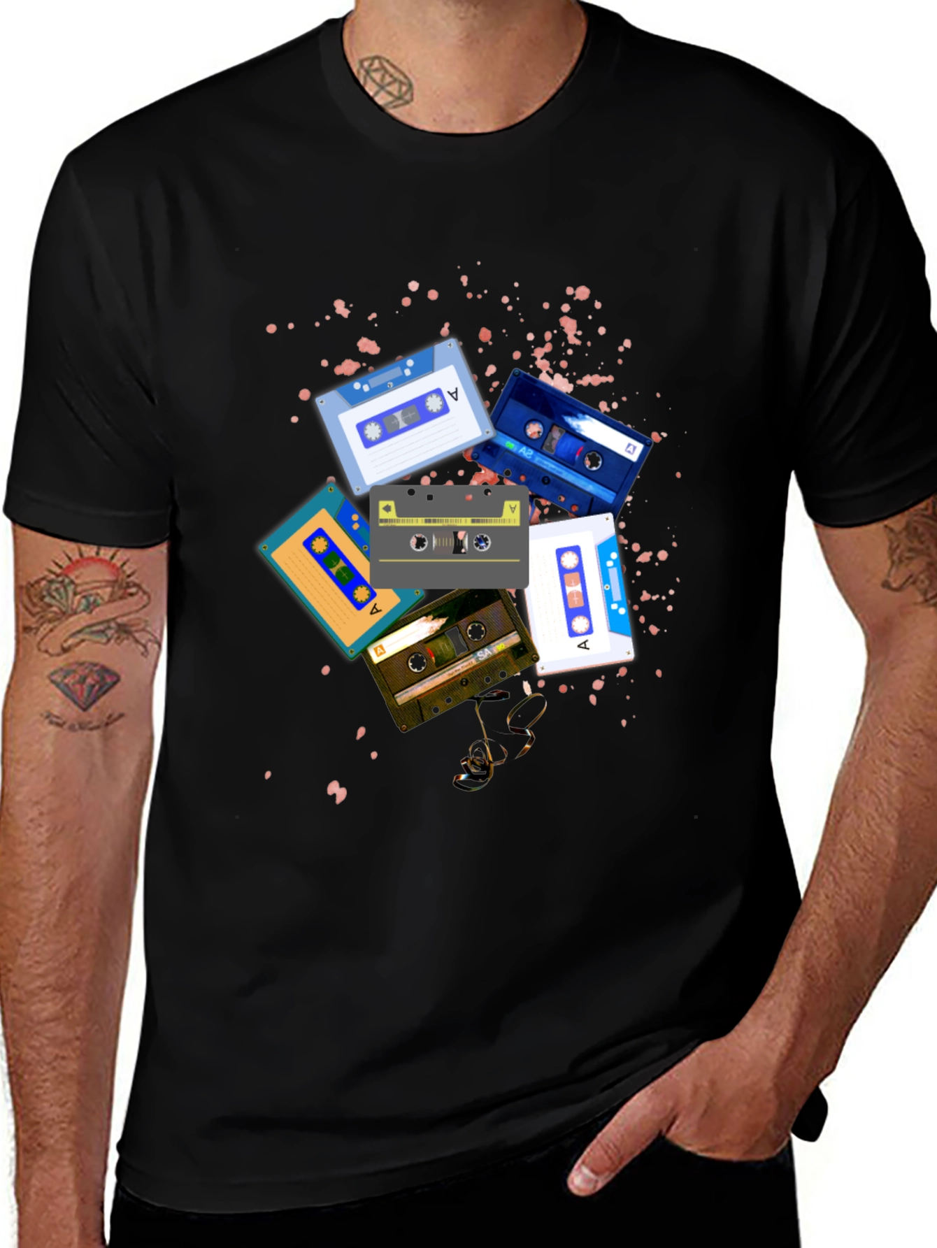 Retro Cassette Tape Graphic Tee