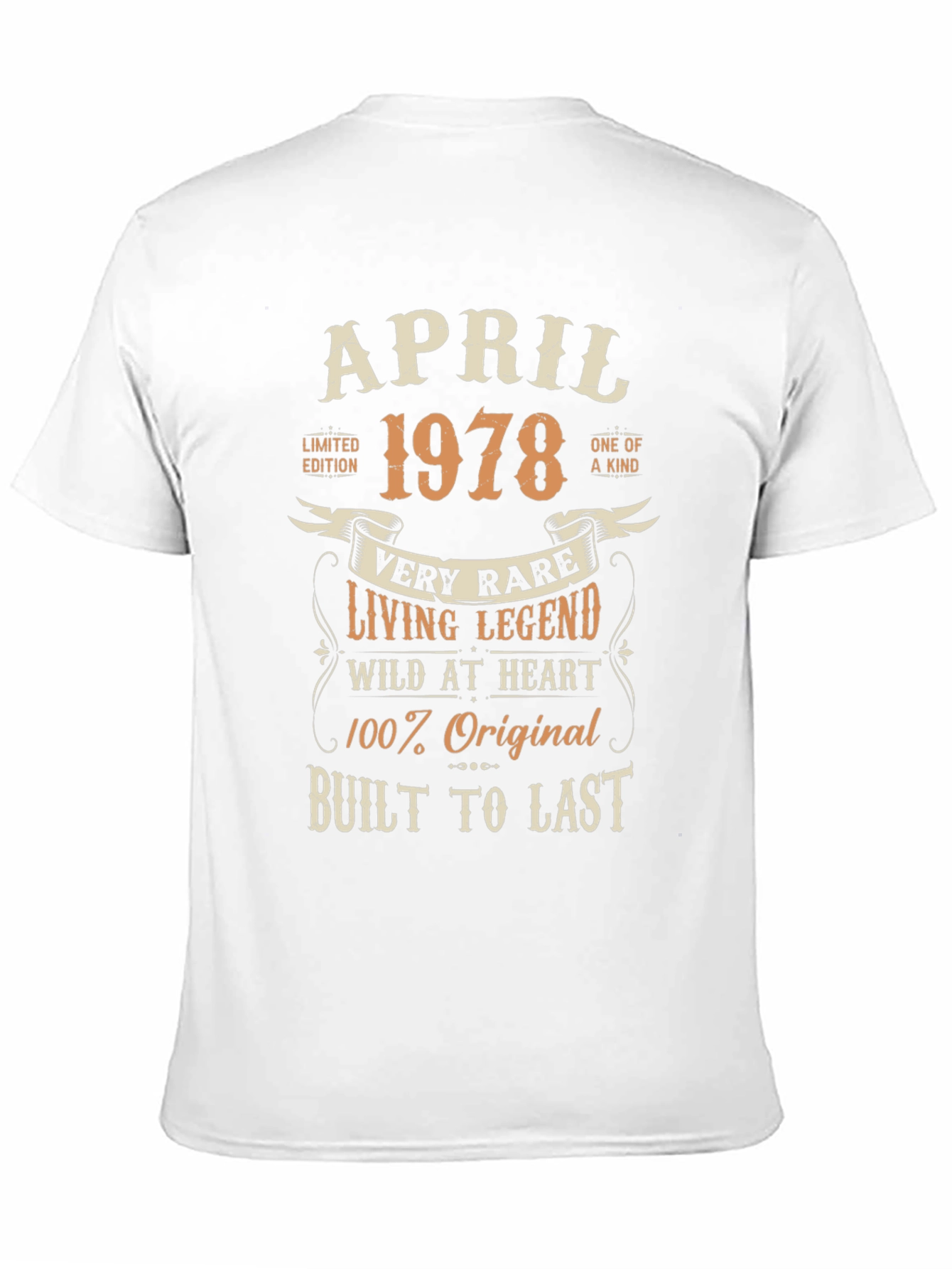 April 1978 Legend T-Shirt: Limited Edition