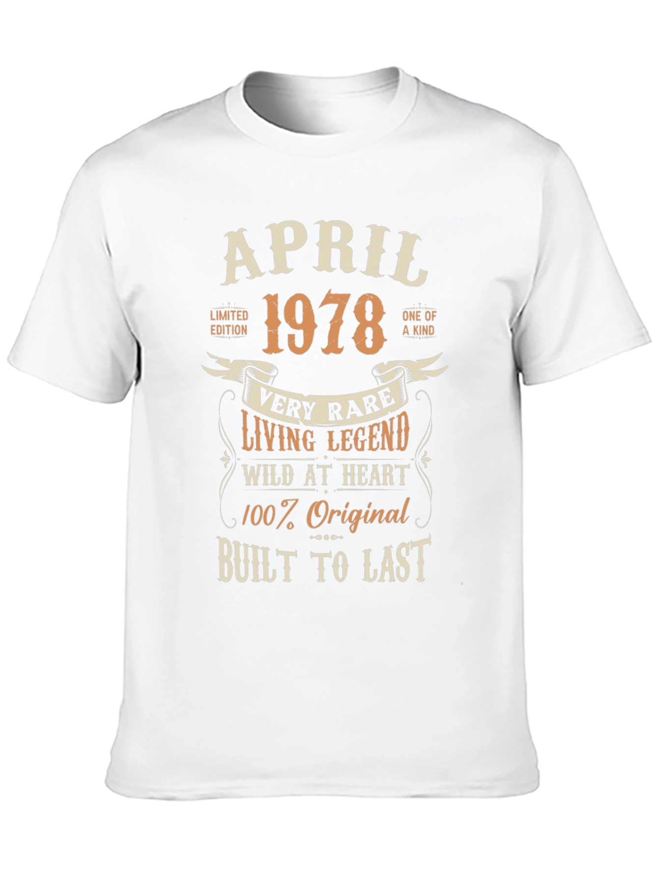 April 1978 Legend T-Shirt: Limited Edition