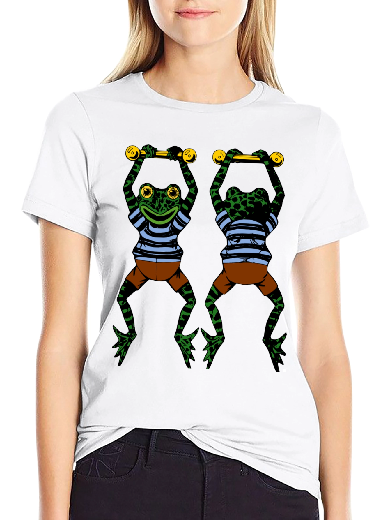Frog Barbell Workout T-Shirt