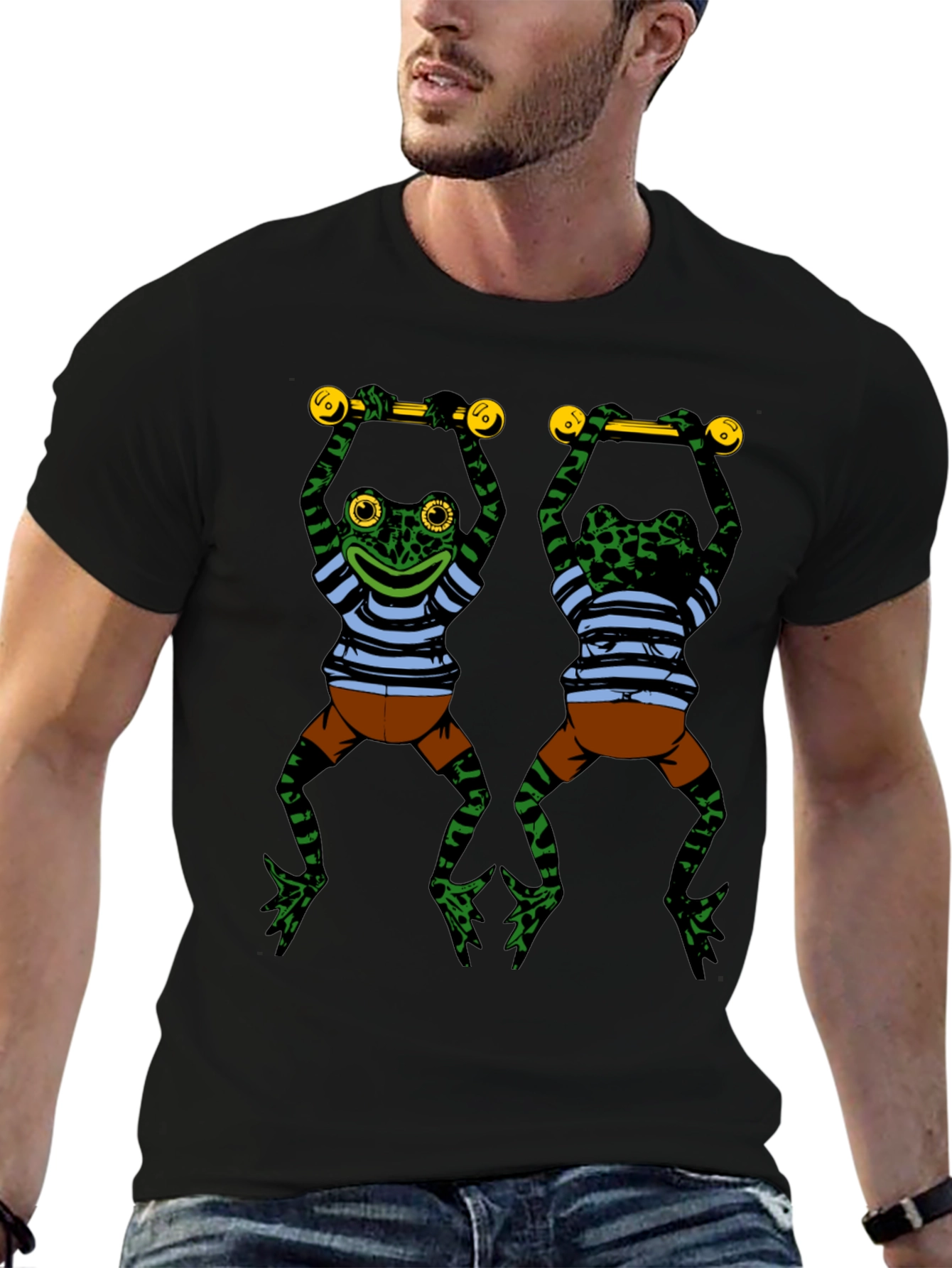 Frog Barbell Workout T-Shirt