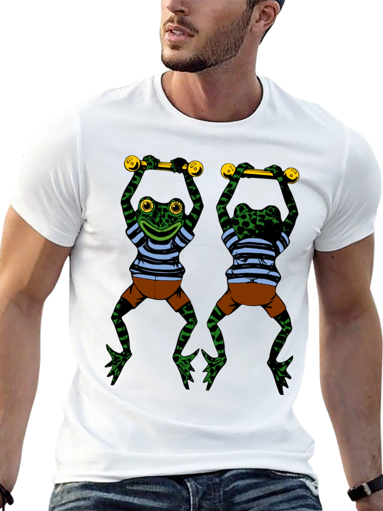 Frog Barbell Workout T-Shirt
