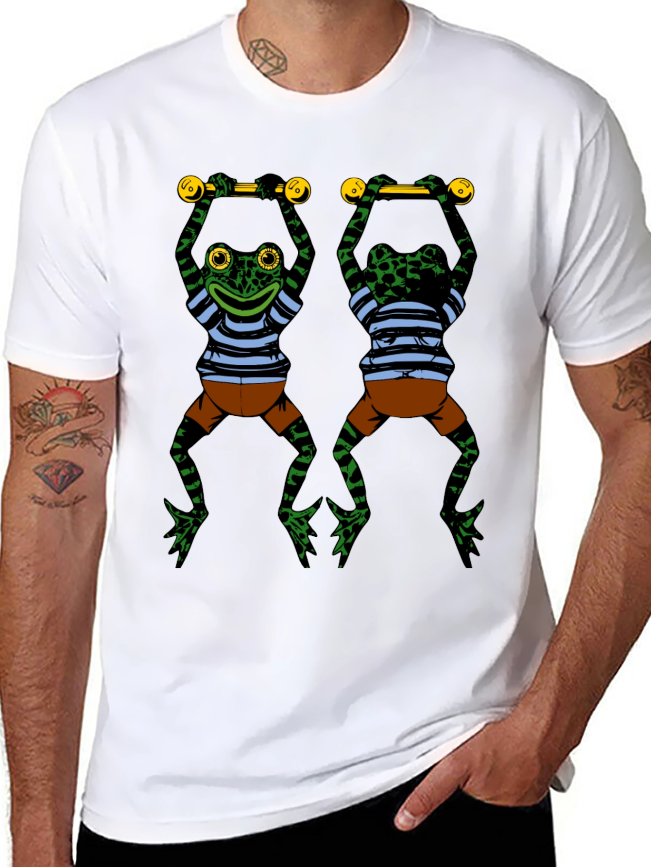 Frog Barbell Workout T-Shirt