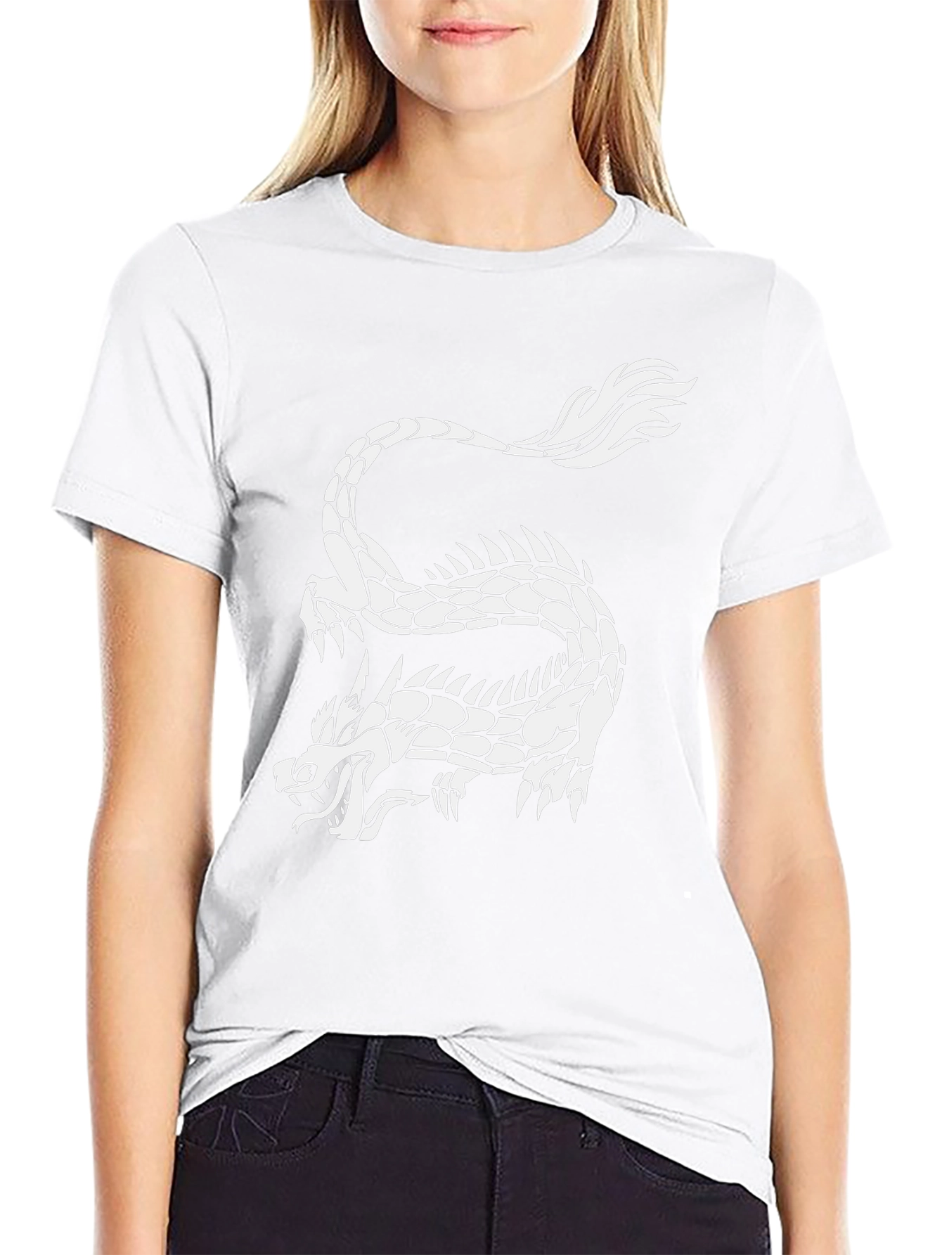 Dragon Graphic Tee - Black