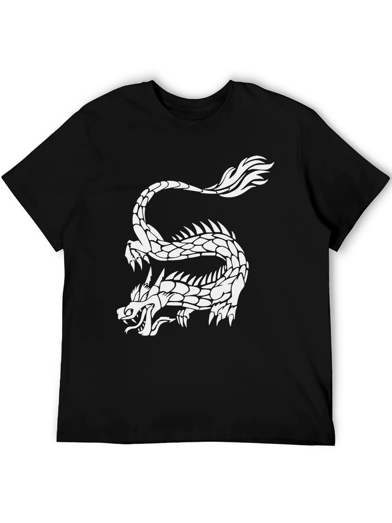 Dragon Graphic Tee - Black