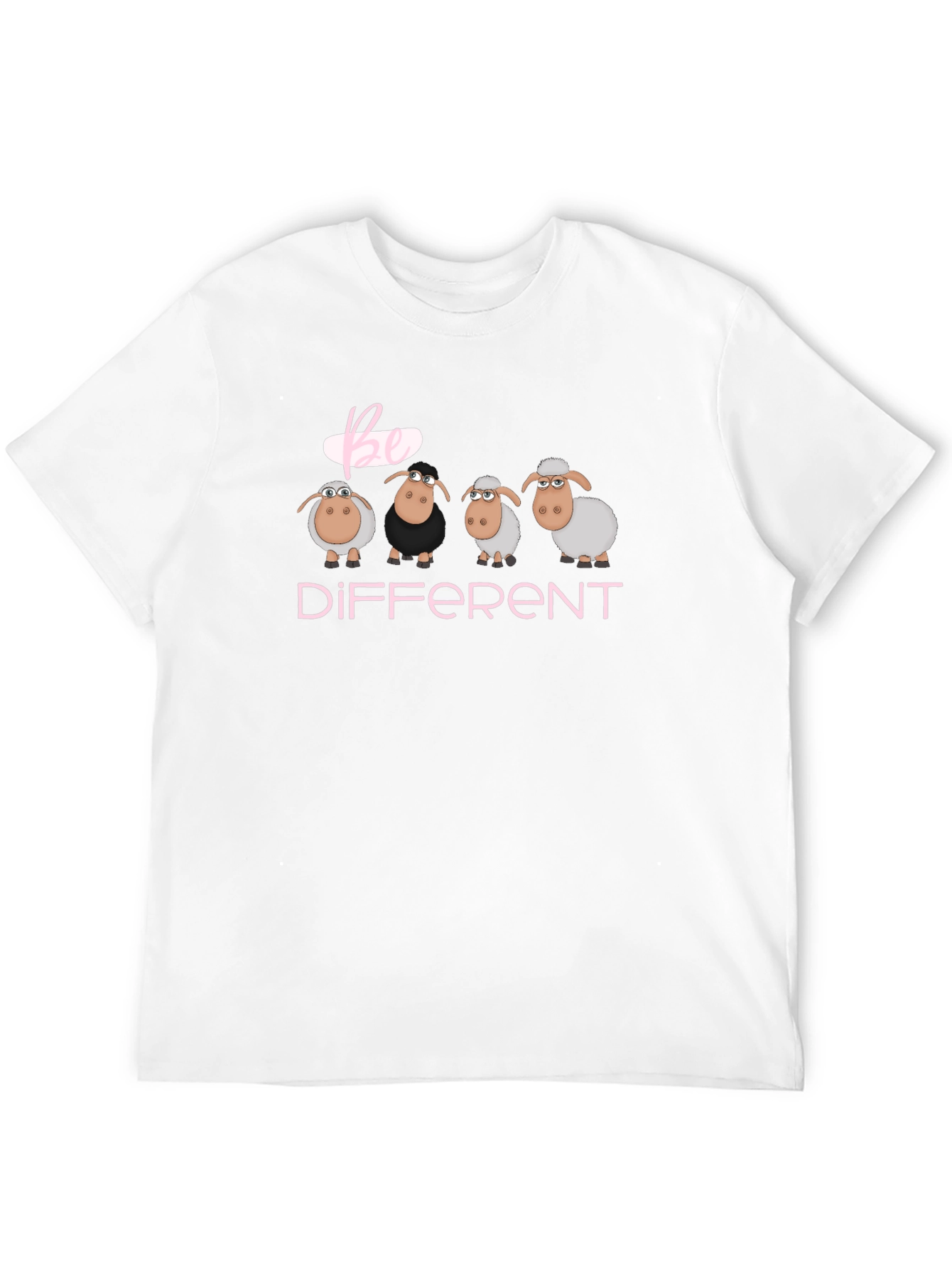 Be Different Sheep T-Shirt - Unique Graphic Tee
