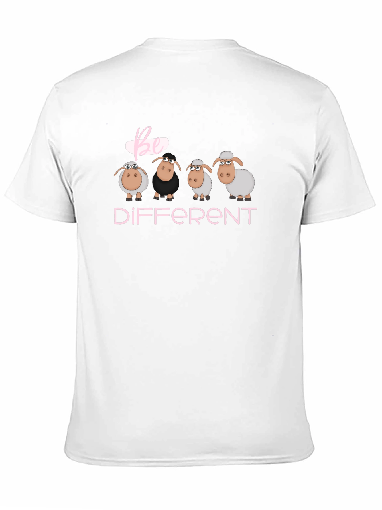 Be Different Sheep T-Shirt - Unique Graphic Tee