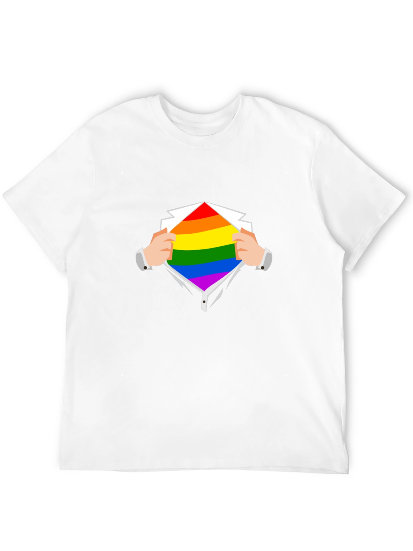 Pride Rainbow Shirt - LGBTQ+ Super Hero T-Shirt