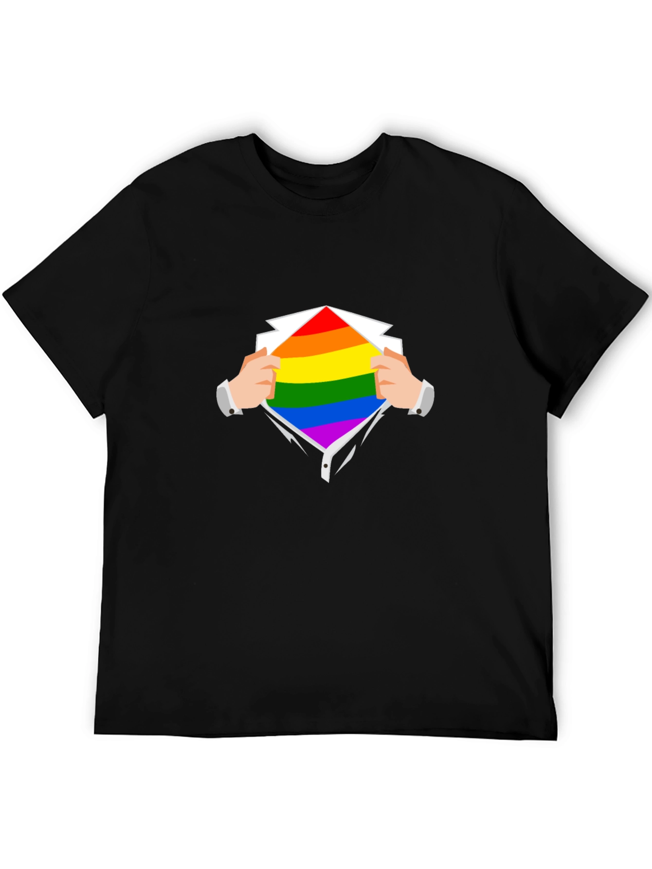 Pride Rainbow Shirt - LGBTQ+ Super Hero T-Shirt