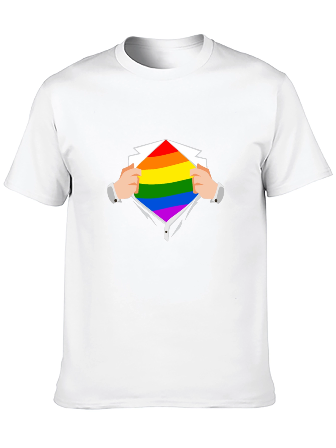 Pride Rainbow Shirt - LGBTQ+ Super Hero T-Shirt
