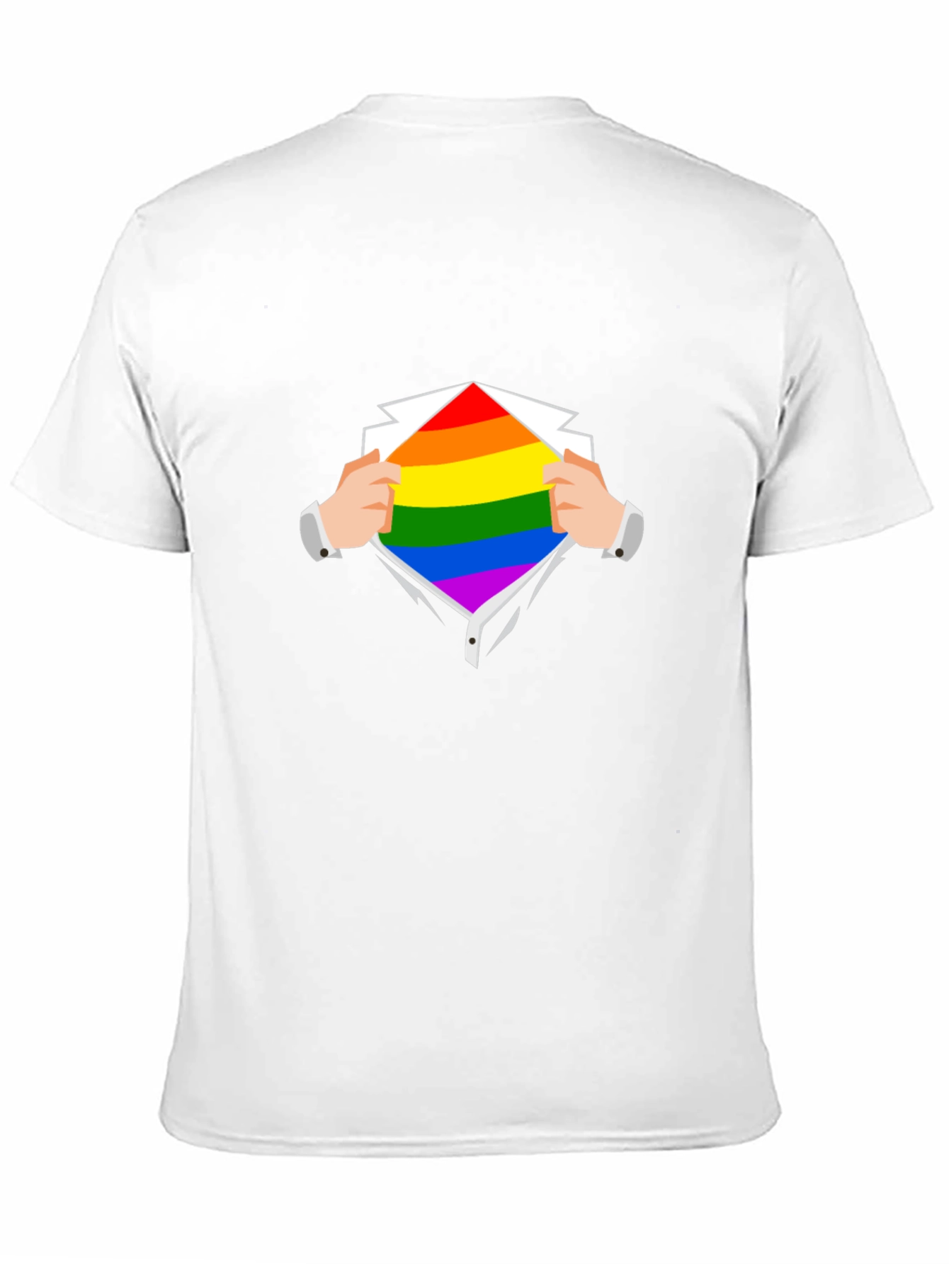 Pride Rainbow Shirt - LGBTQ+ Super Hero T-Shirt