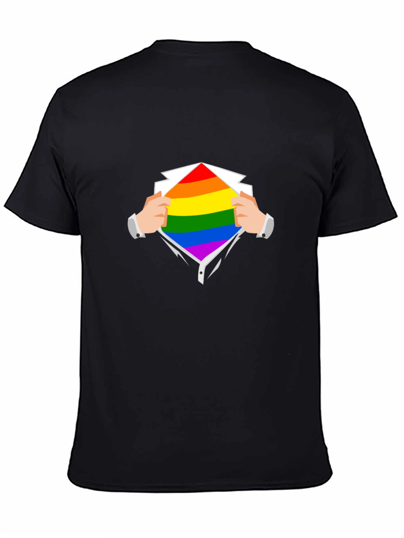 Pride Rainbow Shirt - LGBTQ+ Super Hero T-Shirt