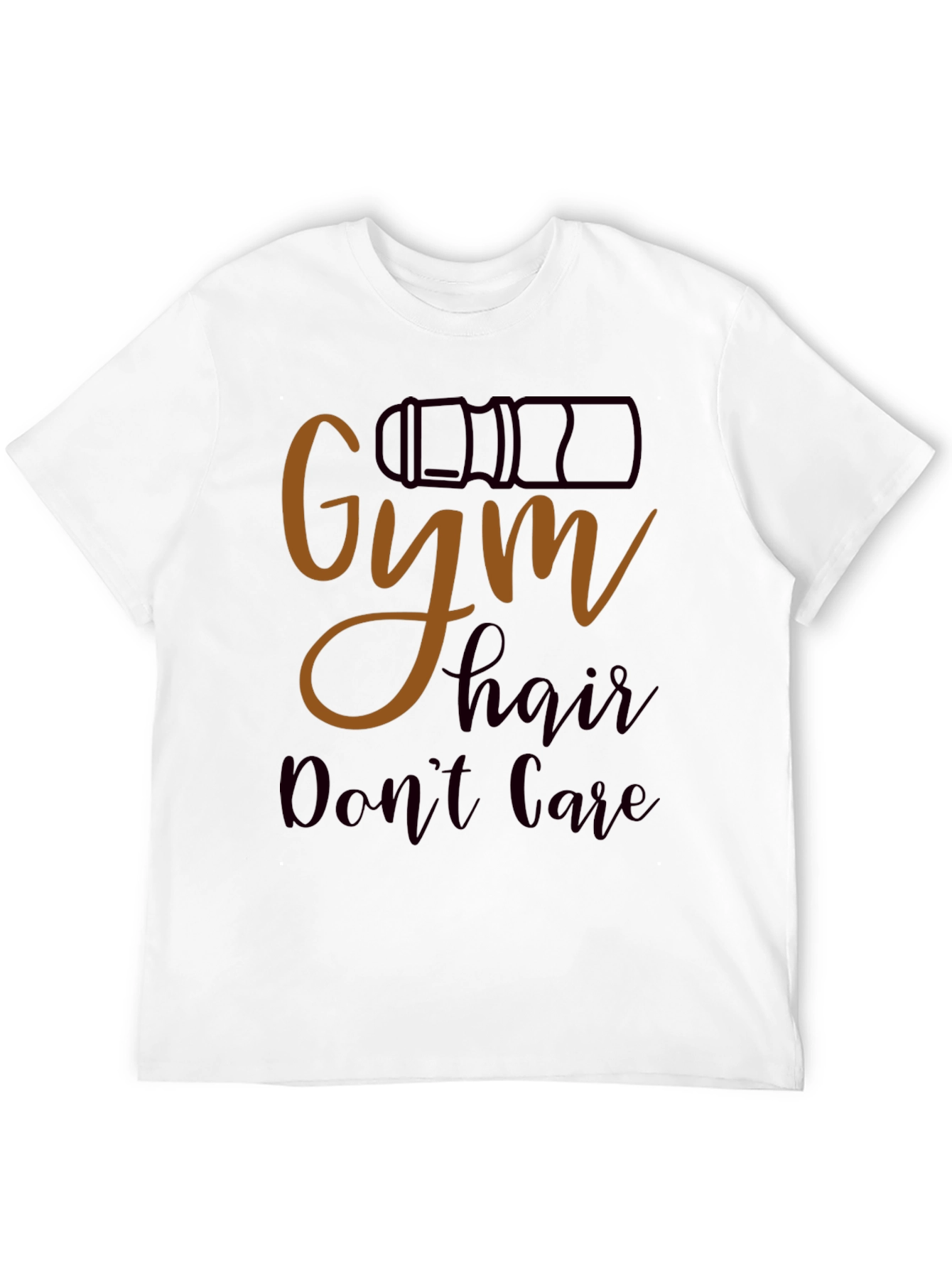 Gym Hair Dont Care Graphic T-Shirt