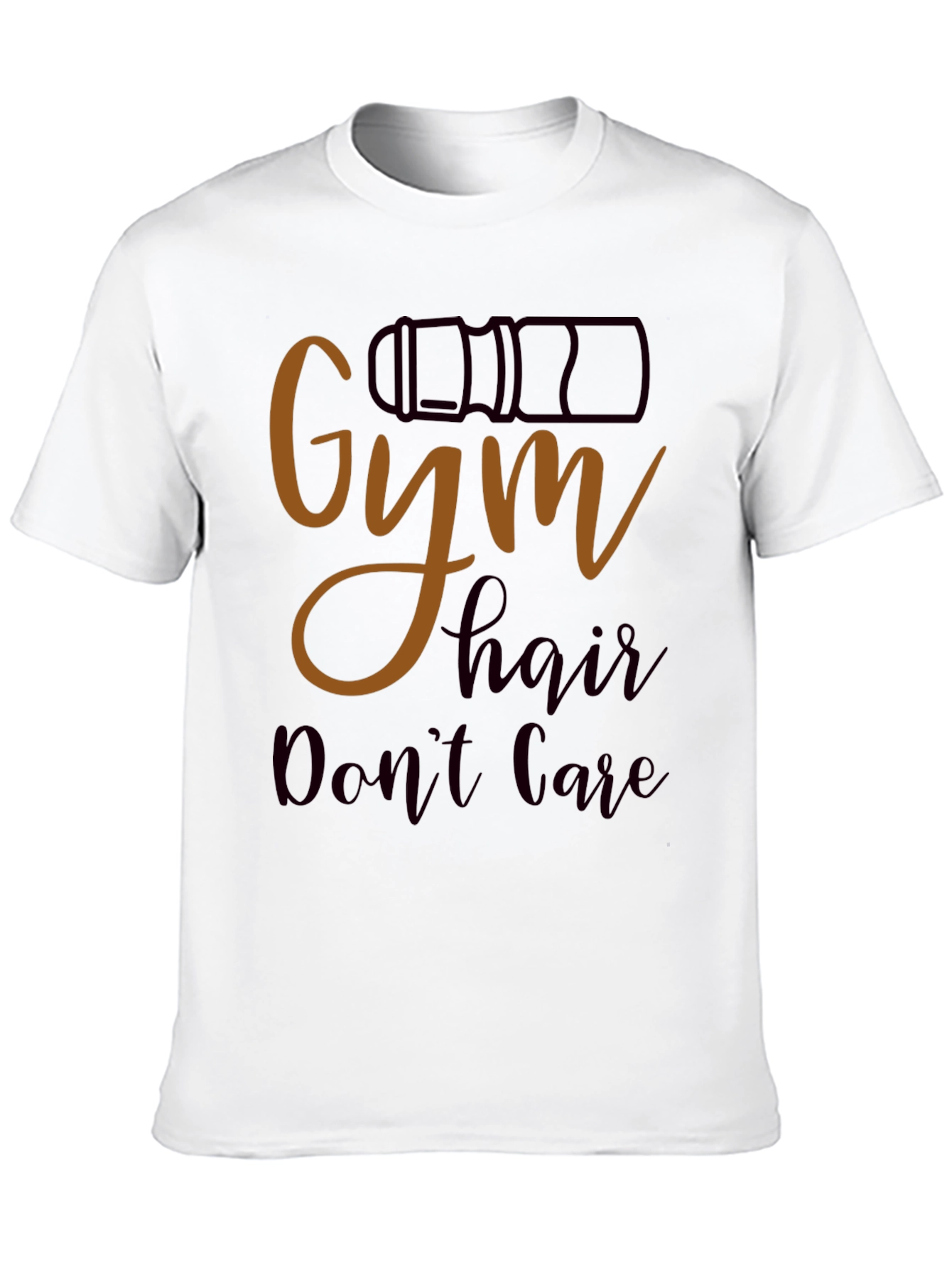 Gym Hair Dont Care Graphic T-Shirt