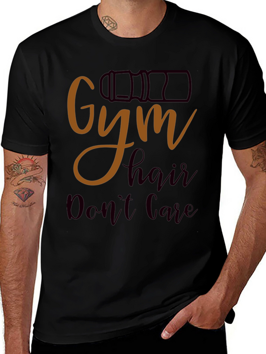 Gym Hair Dont Care Graphic T-Shirt