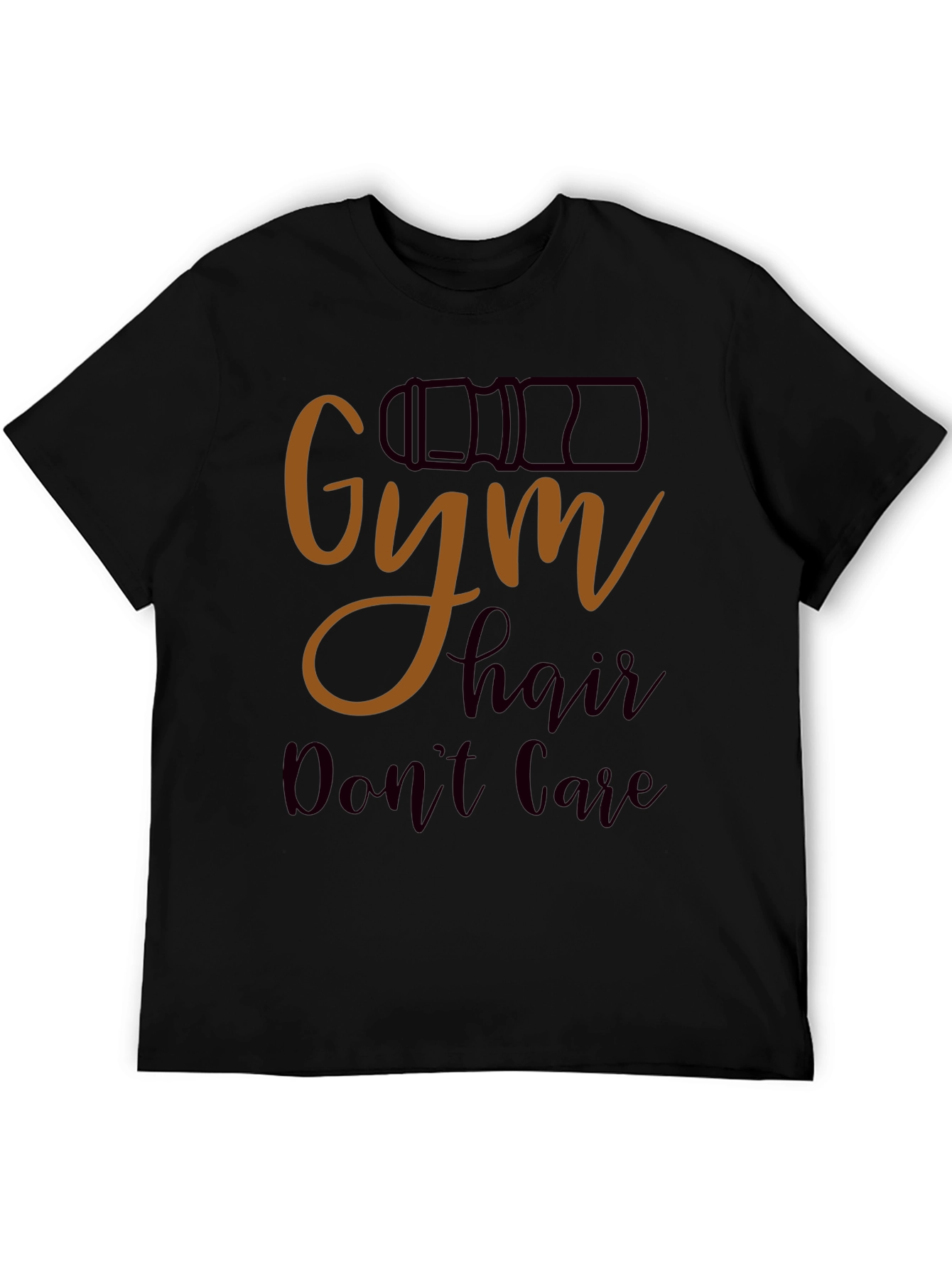 Gym Hair Dont Care Graphic T-Shirt