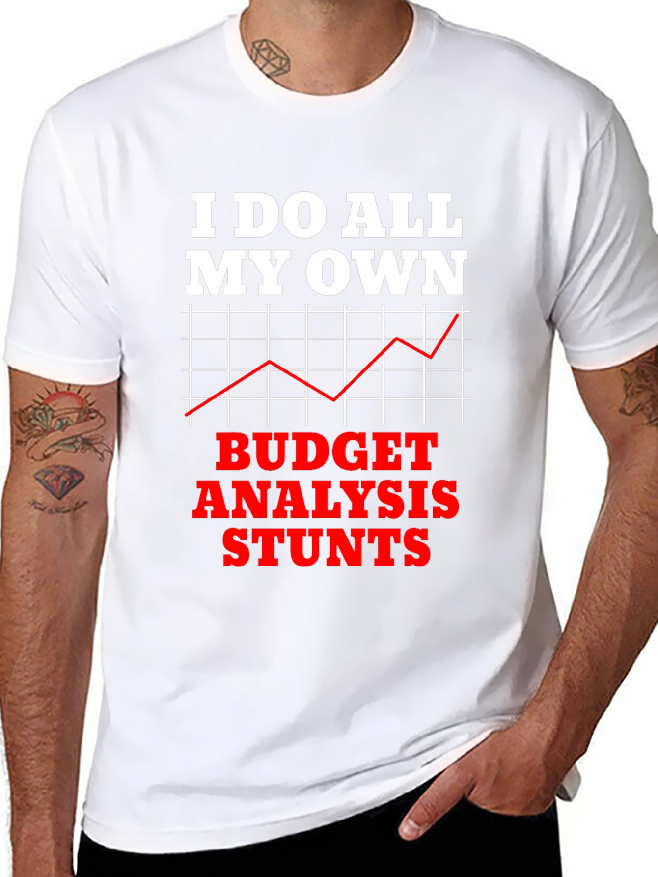 Budget Analysis Stunts Graphic Tee