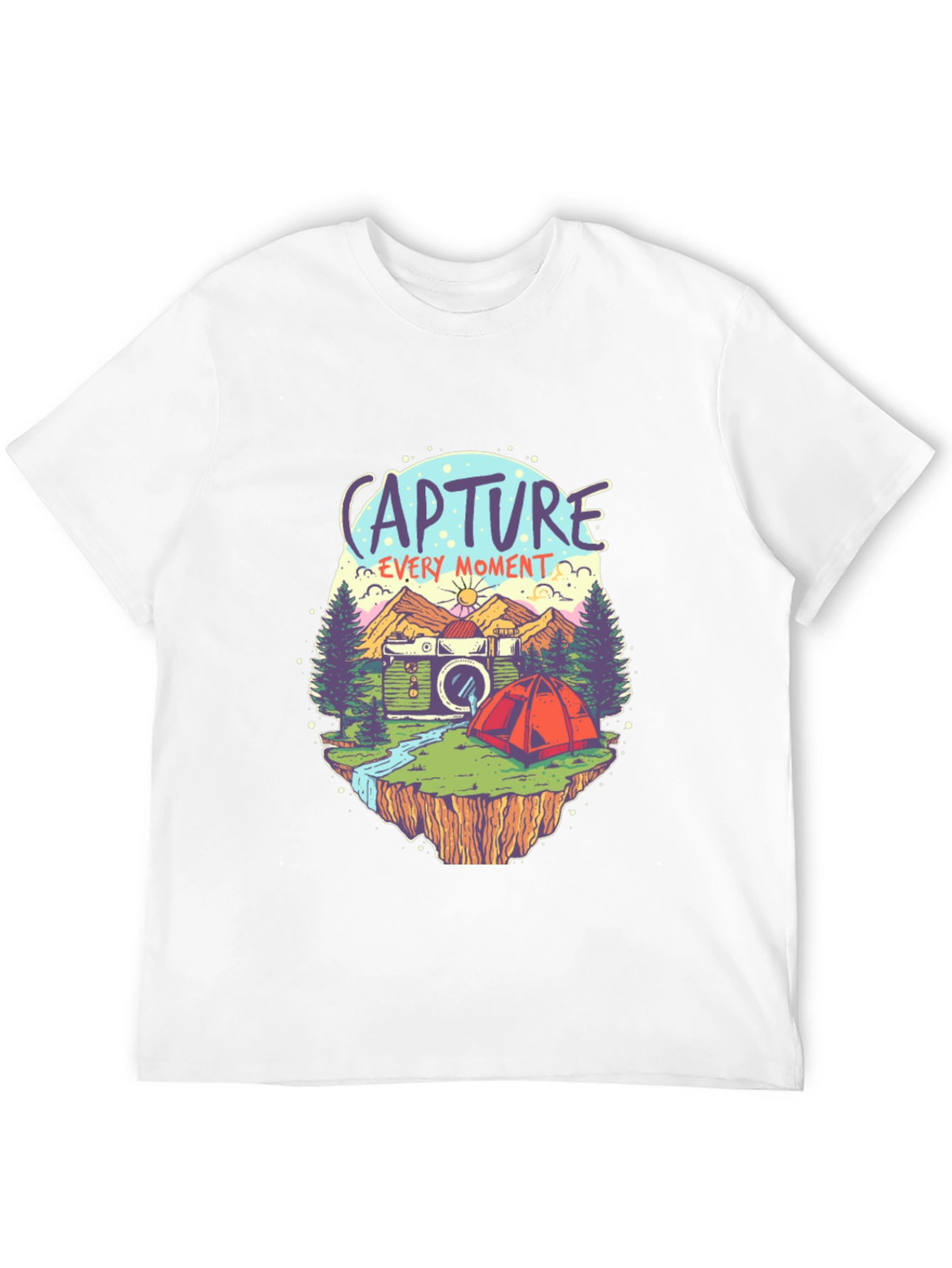 Capture Every Moment Black Graphic Tee
