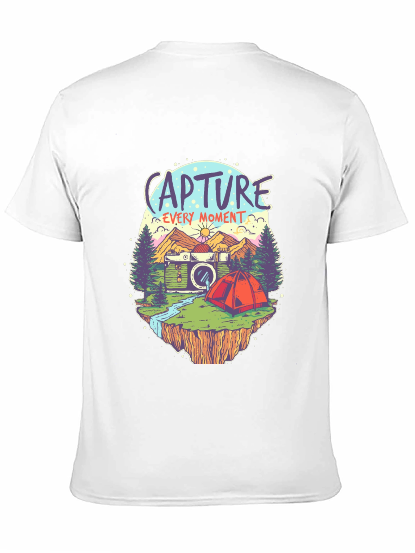 Capture Every Moment Black Graphic Tee
